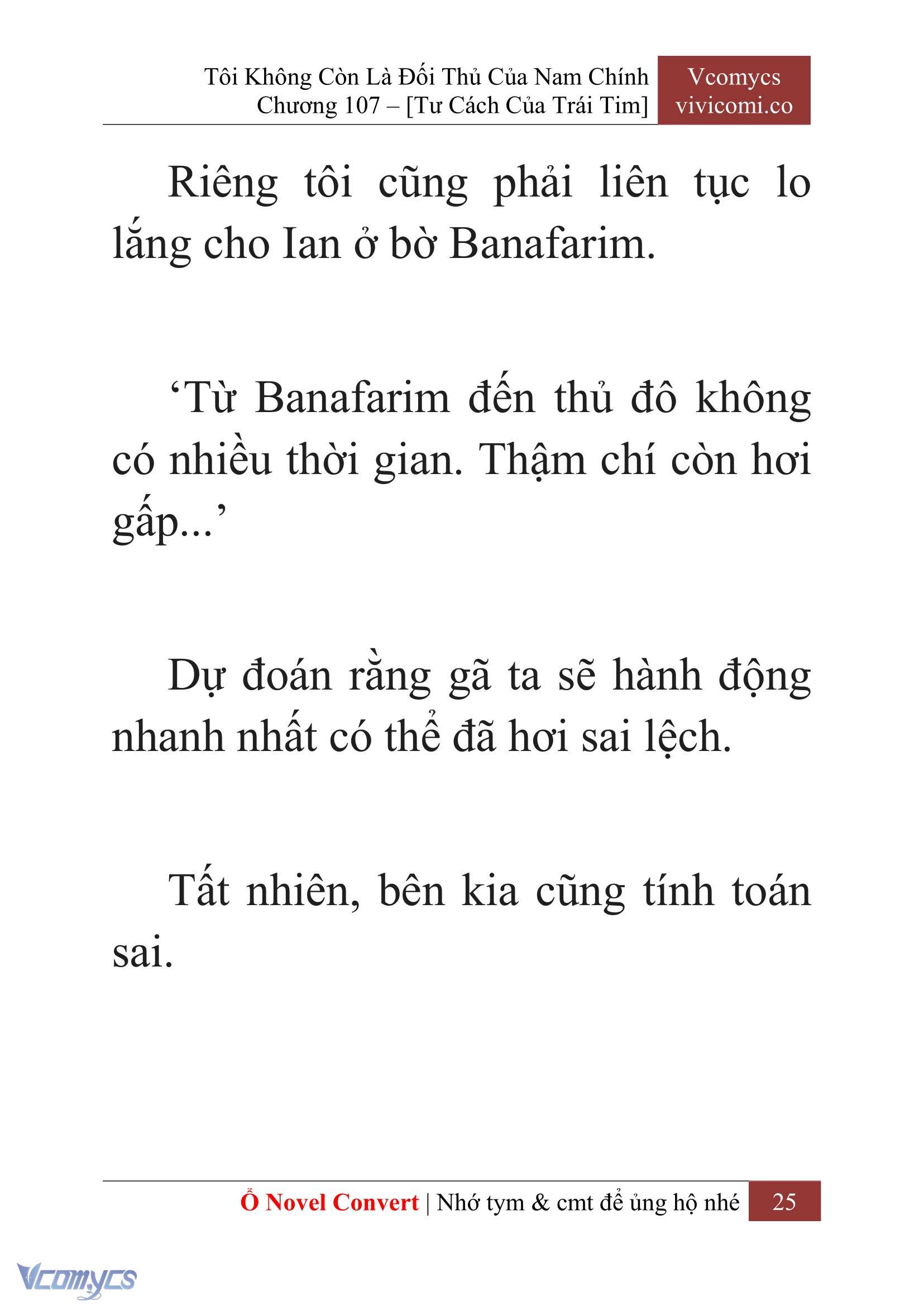 [Novel] Tôi Không Còn Là Đối Thủ Của Nam Chính Chapter  107 - 27