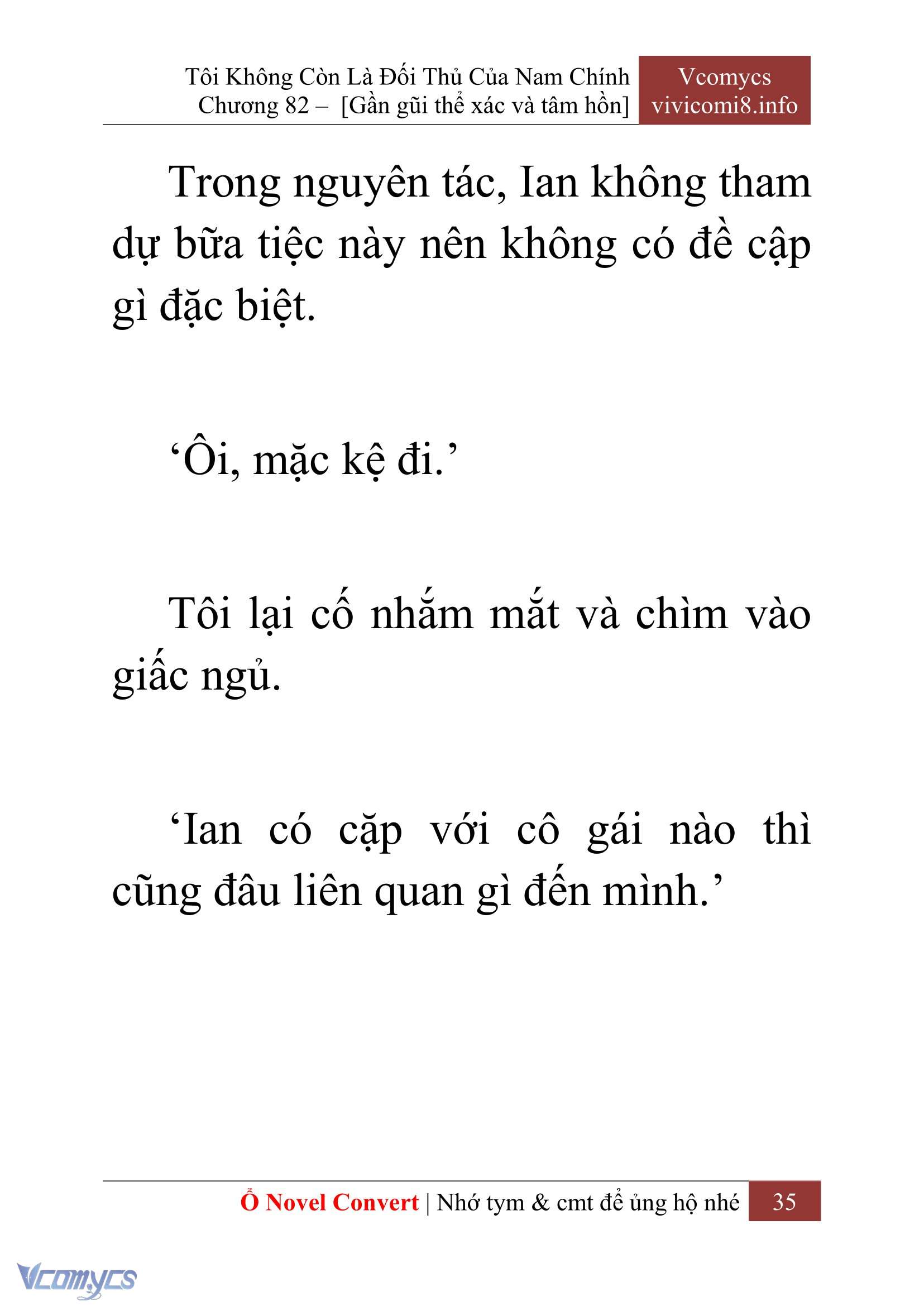 [Novel] Tôi Không Còn Là Đối Thủ Của Nam Chính Chapter  82 - 37
