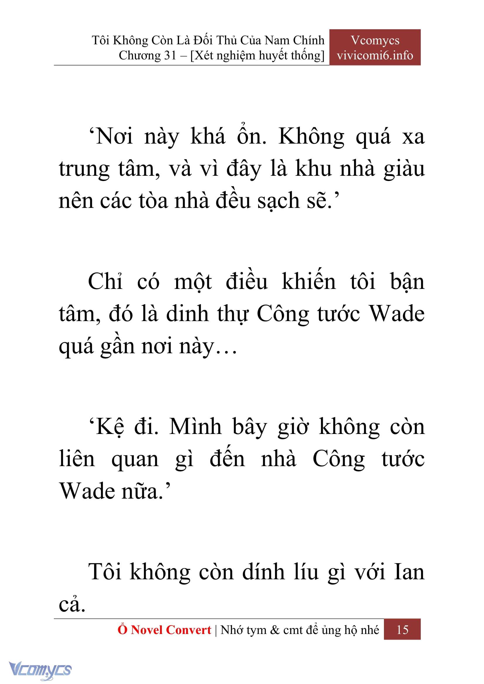 [Novel] Tôi Không Còn Là Đối Thủ Của Nam Chính Chapter  31 - 17