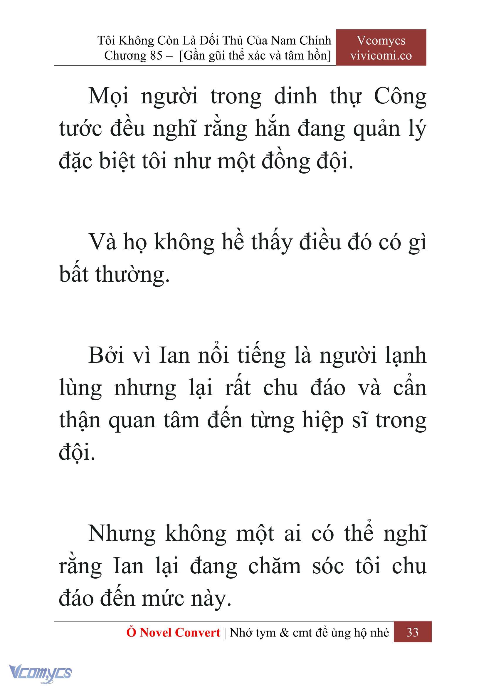 [Novel] Tôi Không Còn Là Đối Thủ Của Nam Chính Chapter  85 - 35