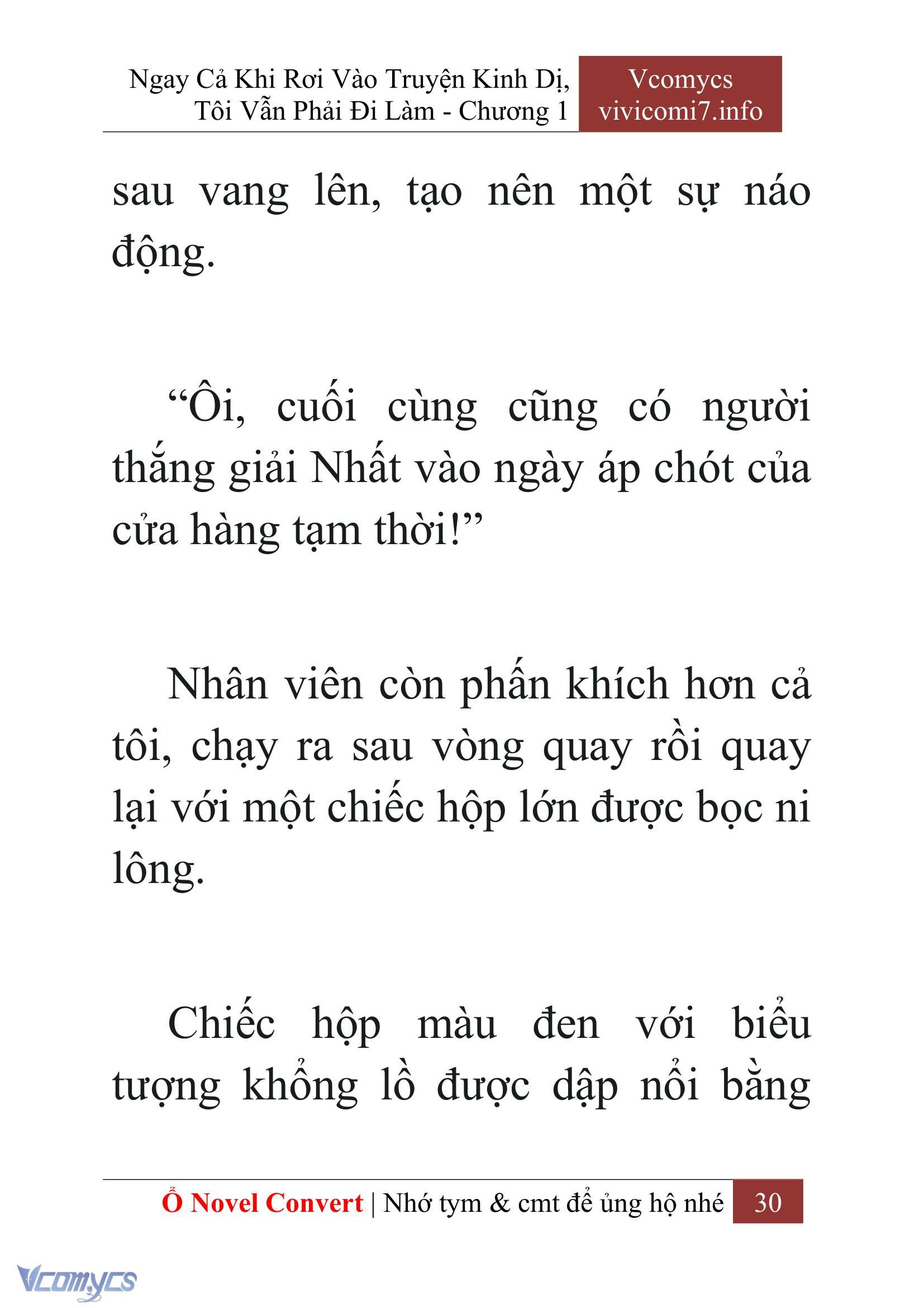 [Novel] Ngay Cả Khi Rơi Vào Truyện Kinh Dị, Tôi Vẫn Phải Đi Làm Chapter  1 - 32
