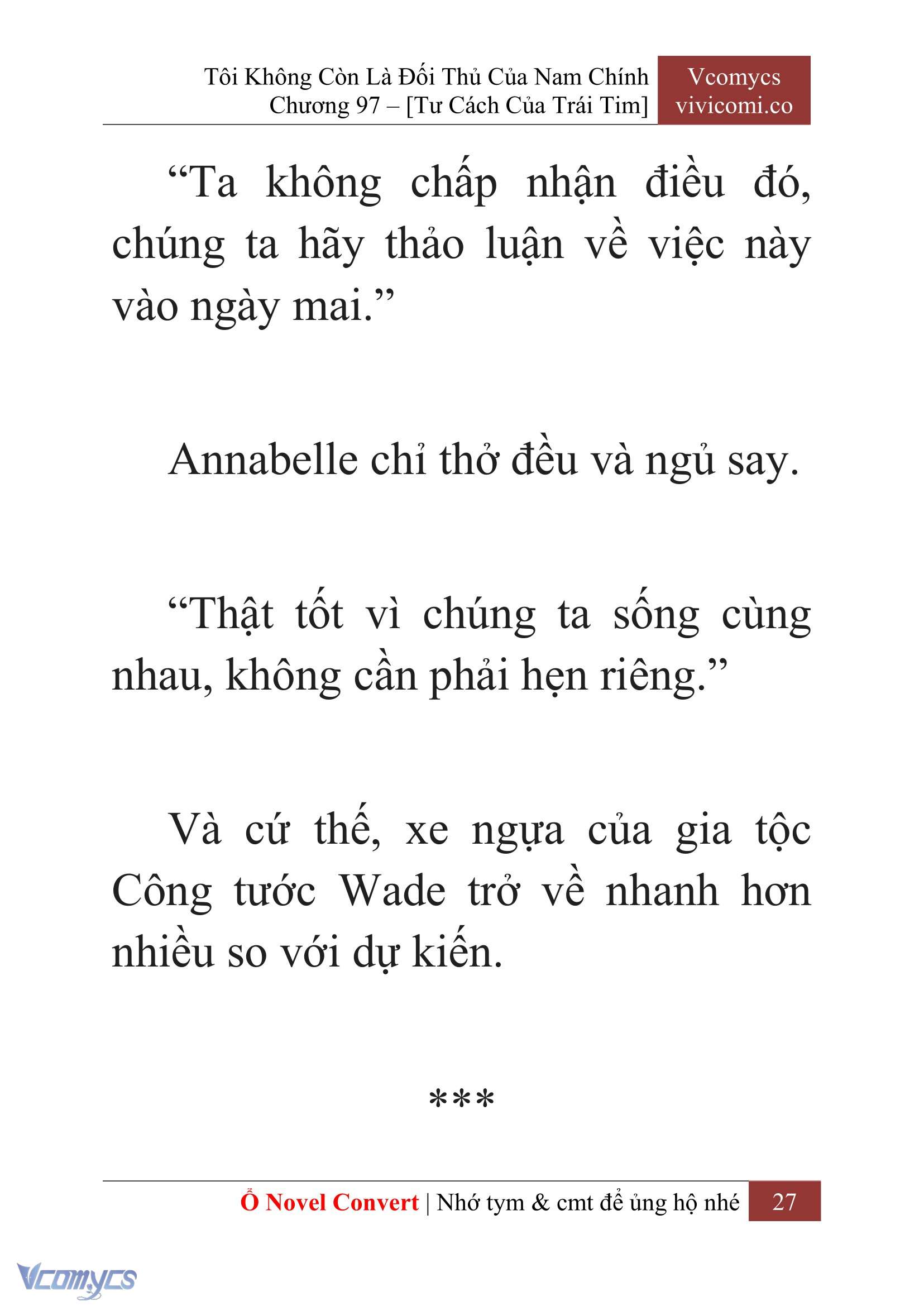 [Novel] Tôi Không Còn Là Đối Thủ Của Nam Chính Chapter  97 - 29