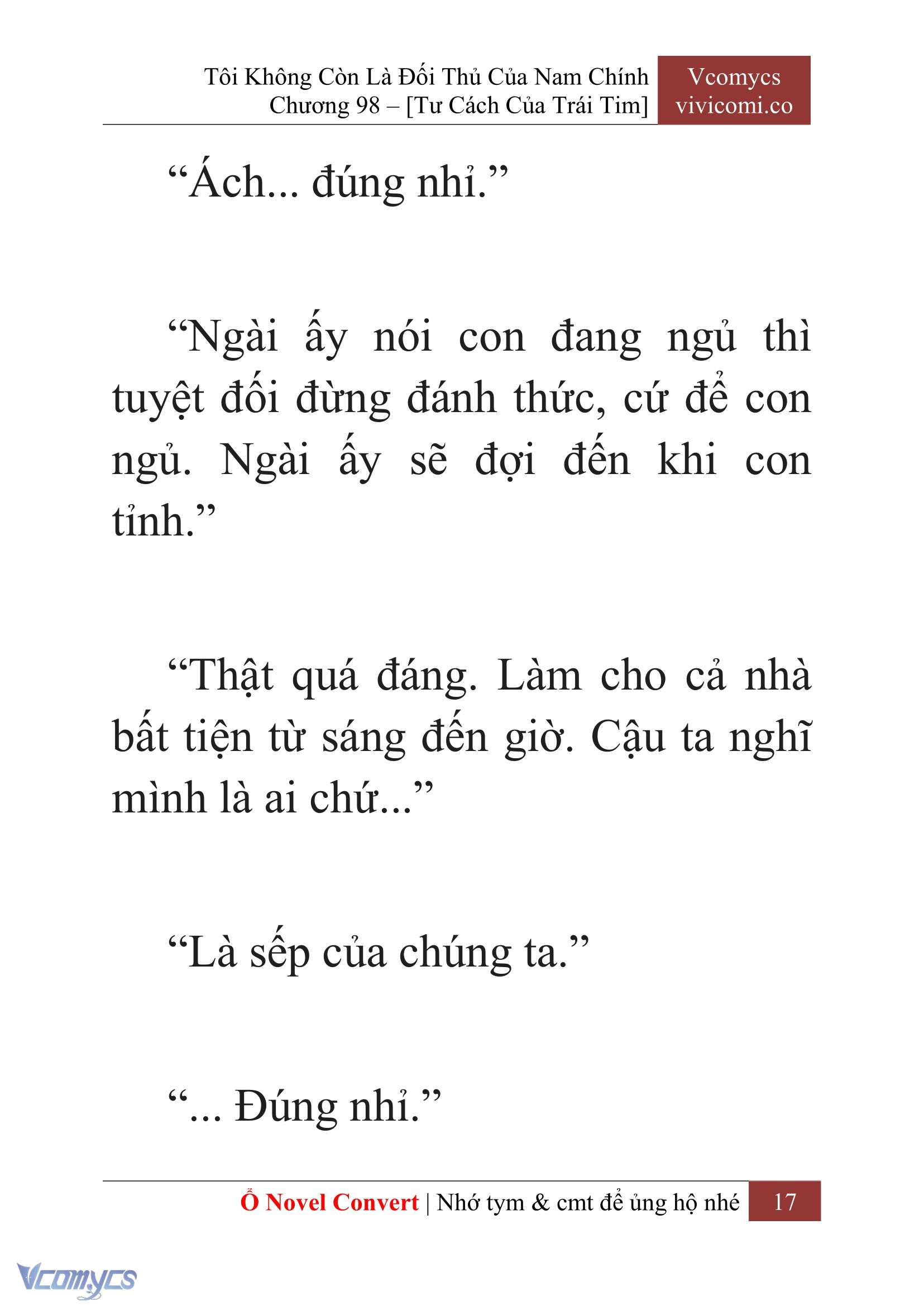[Novel] Tôi Không Còn Là Đối Thủ Của Nam Chính Chapter  98 - 19