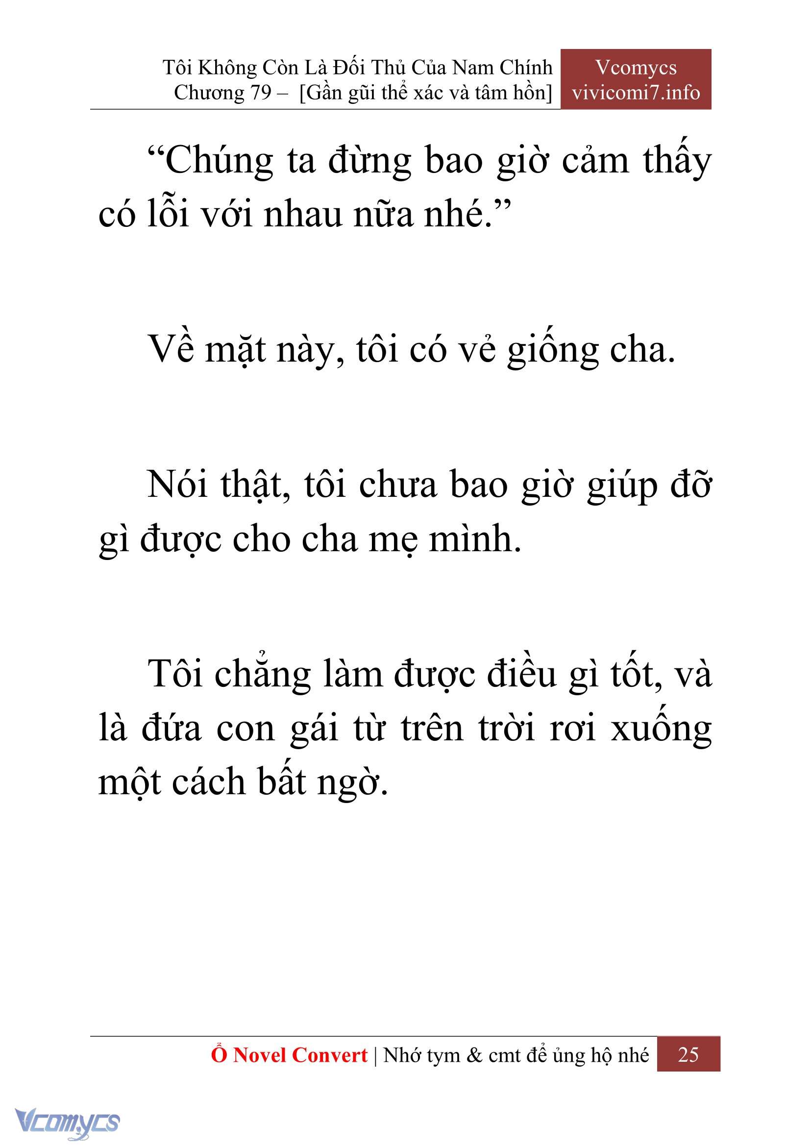 [Novel] Tôi Không Còn Là Đối Thủ Của Nam Chính Chapter  79 - 27