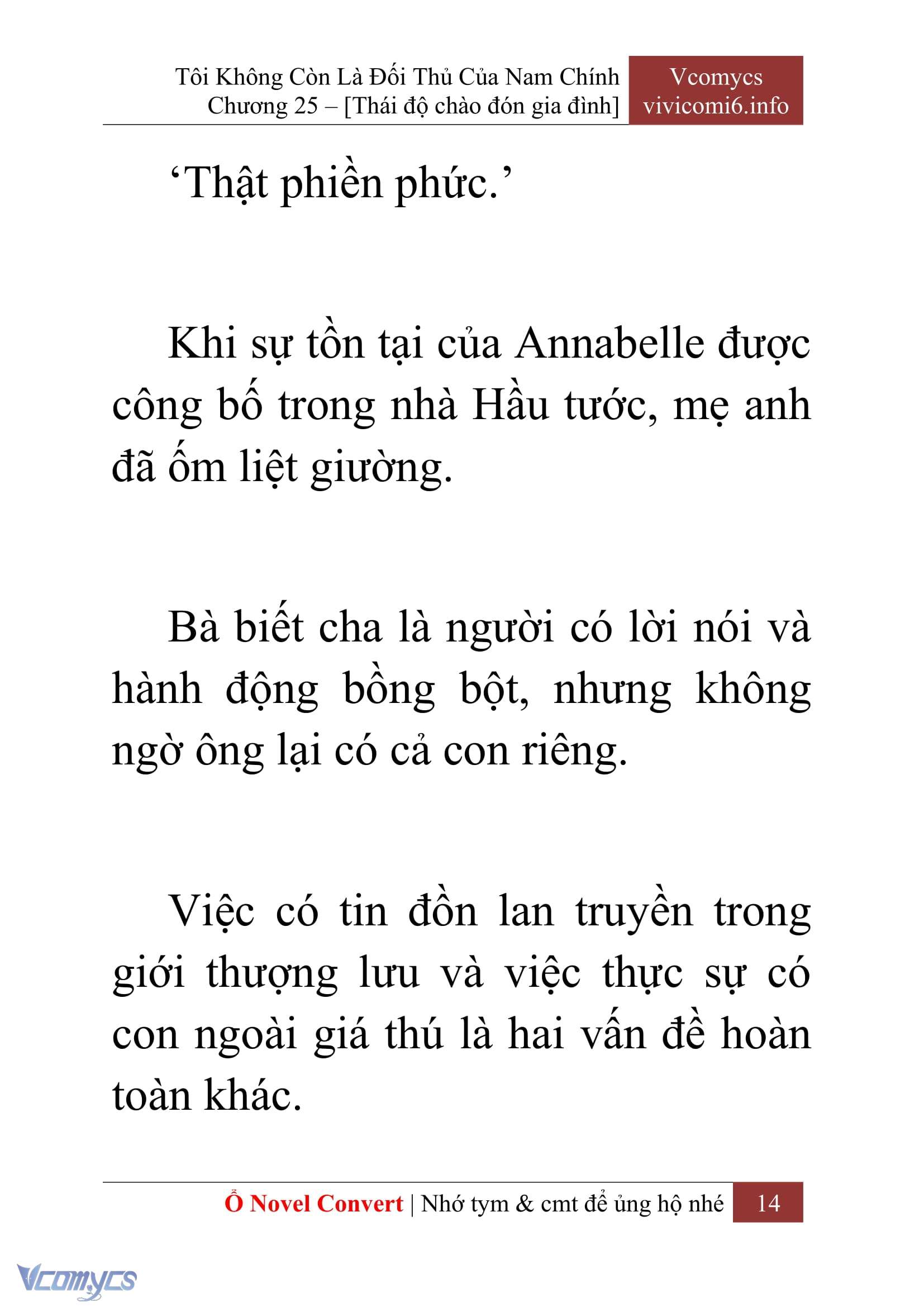[Novel] Tôi Không Còn Là Đối Thủ Của Nam Chính Chapter  25 - 16
