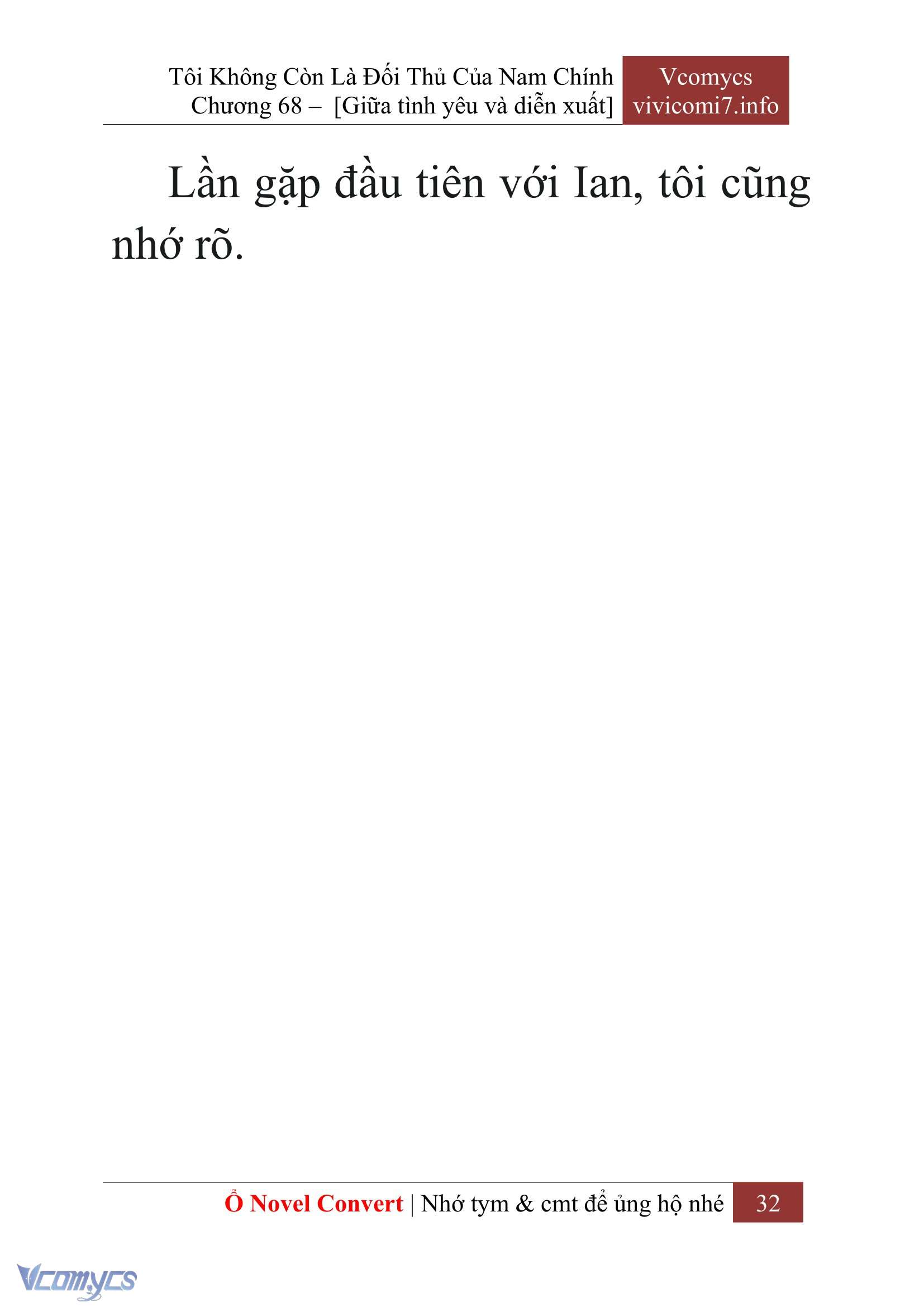 [Novel] Tôi Không Còn Là Đối Thủ Của Nam Chính Chapter  68 - 34