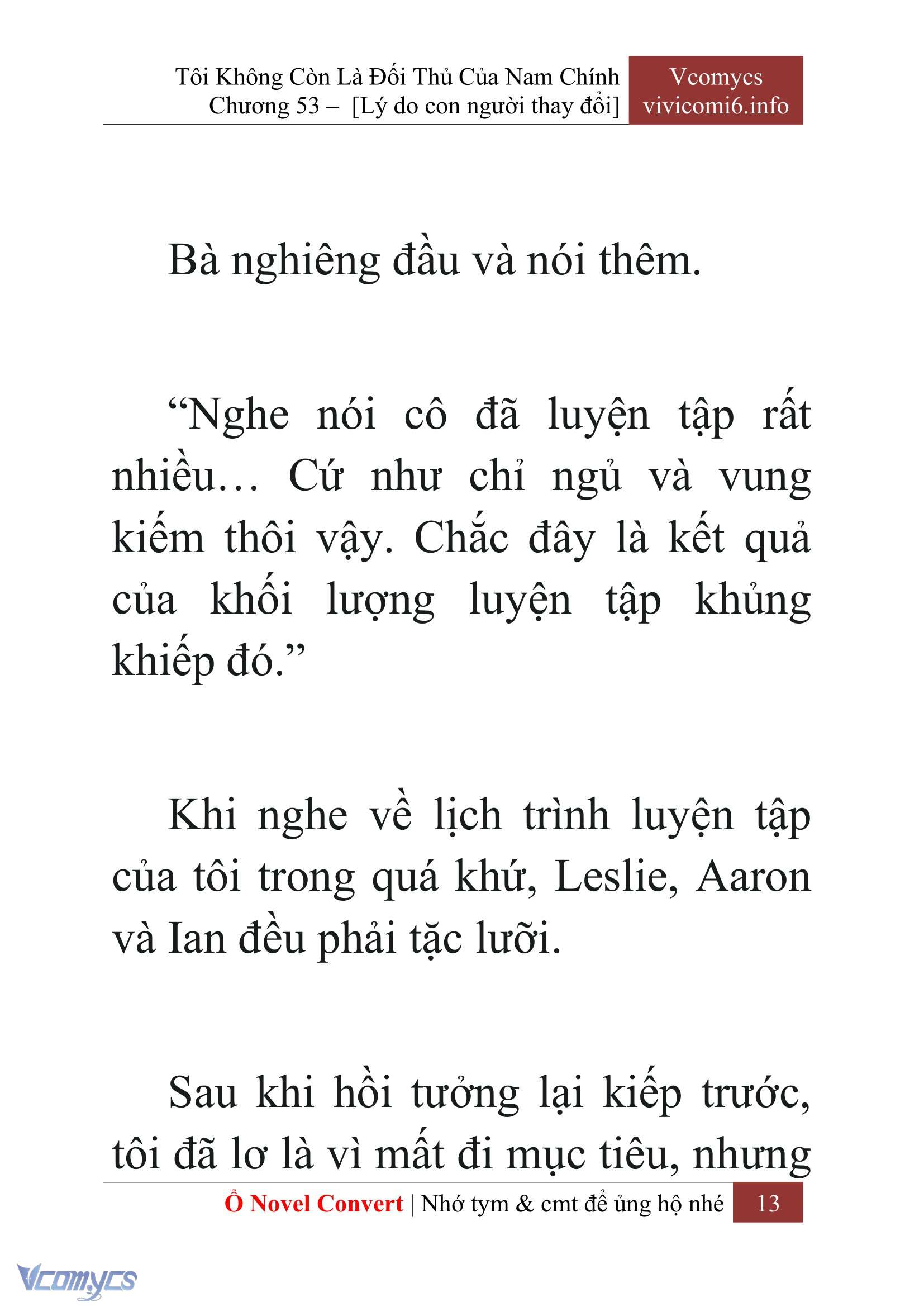 [Novel] Tôi Không Còn Là Đối Thủ Của Nam Chính Chapter  53 - 15