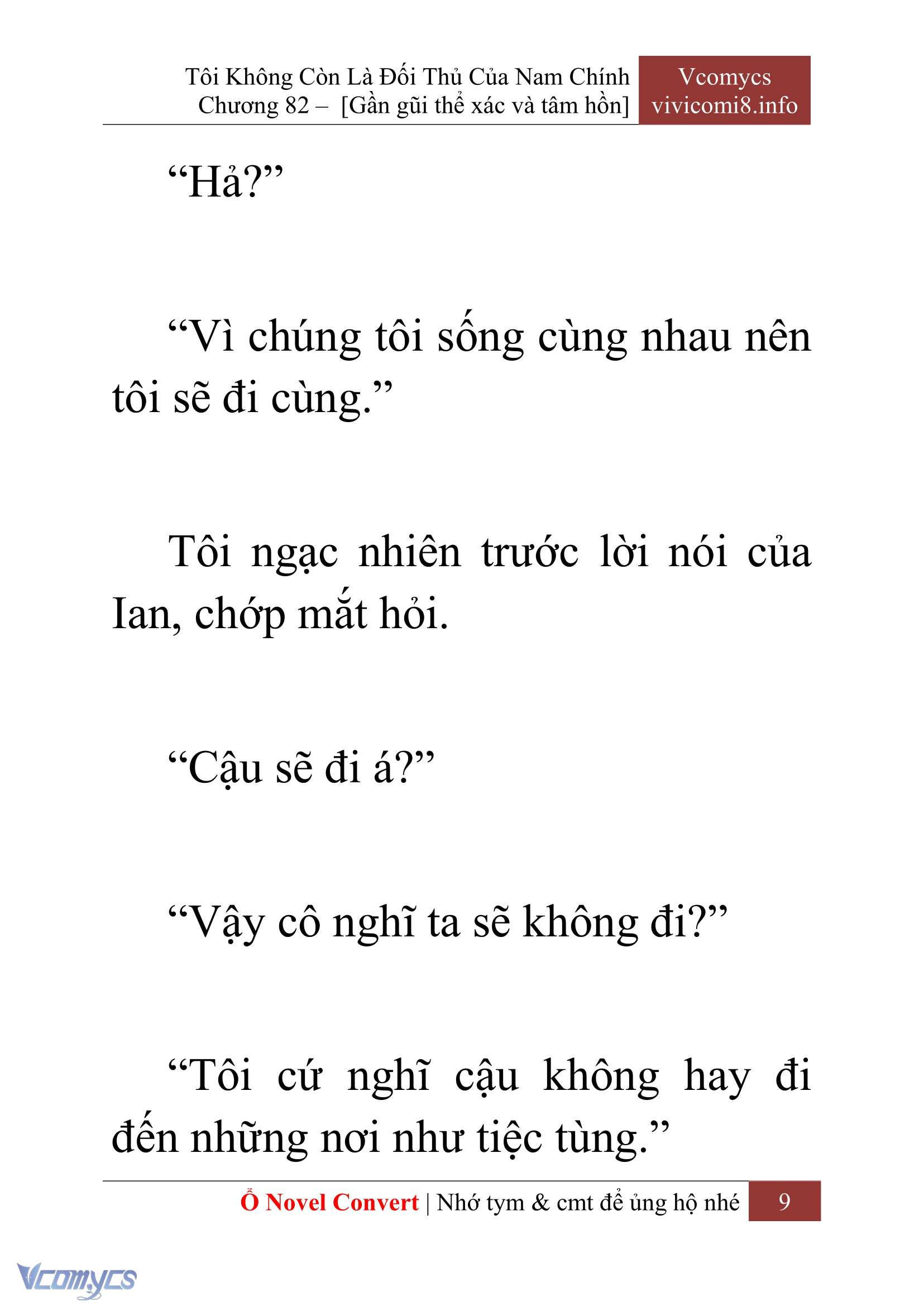 [Novel] Tôi Không Còn Là Đối Thủ Của Nam Chính Chapter  82 - 11