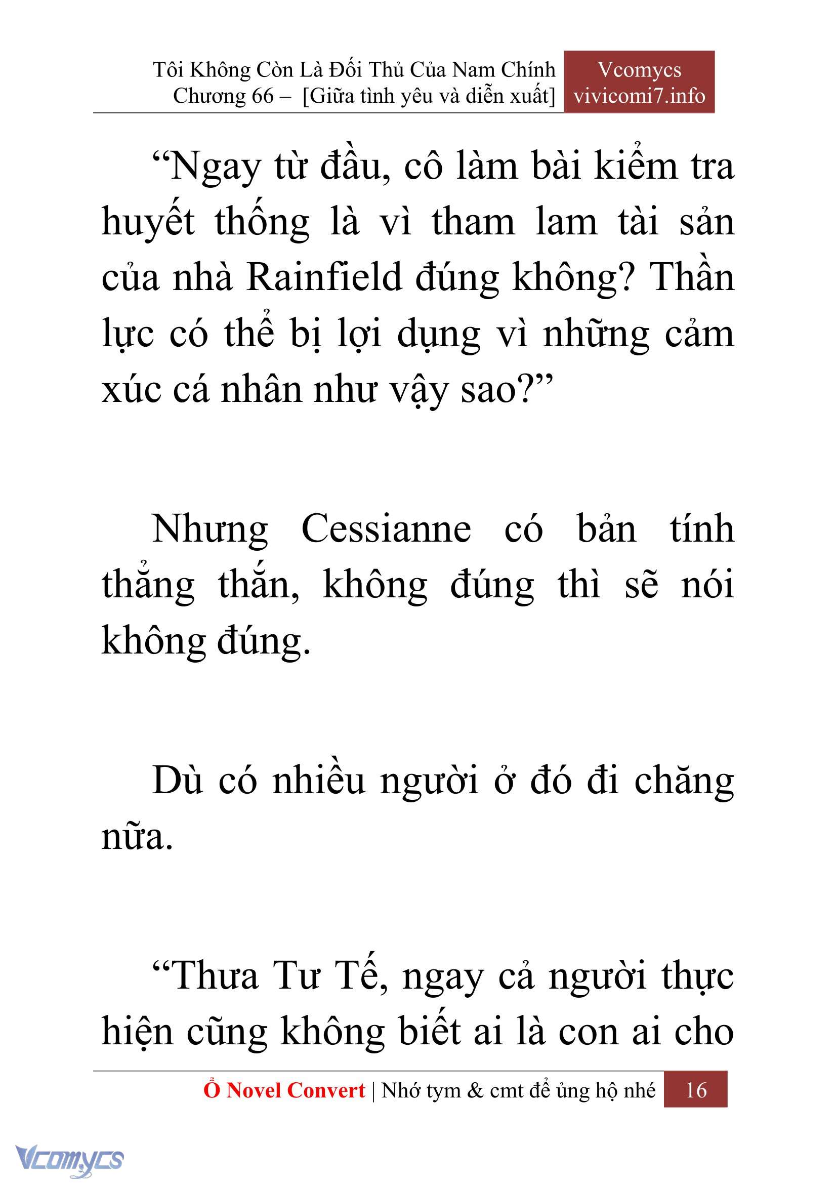 [Novel] Tôi Không Còn Là Đối Thủ Của Nam Chính Chapter  66 - 18