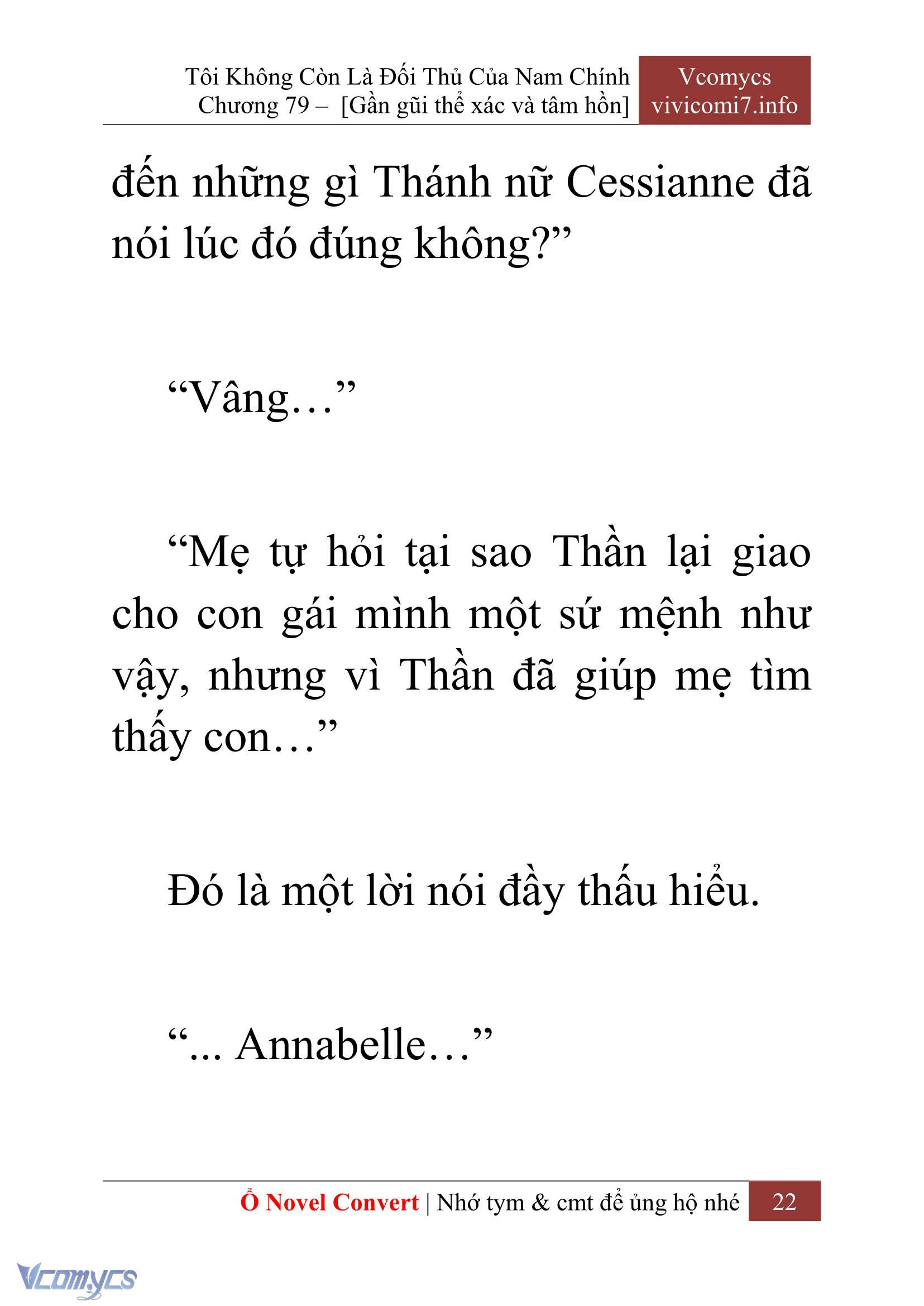 [Novel] Tôi Không Còn Là Đối Thủ Của Nam Chính Chapter  79 - 24