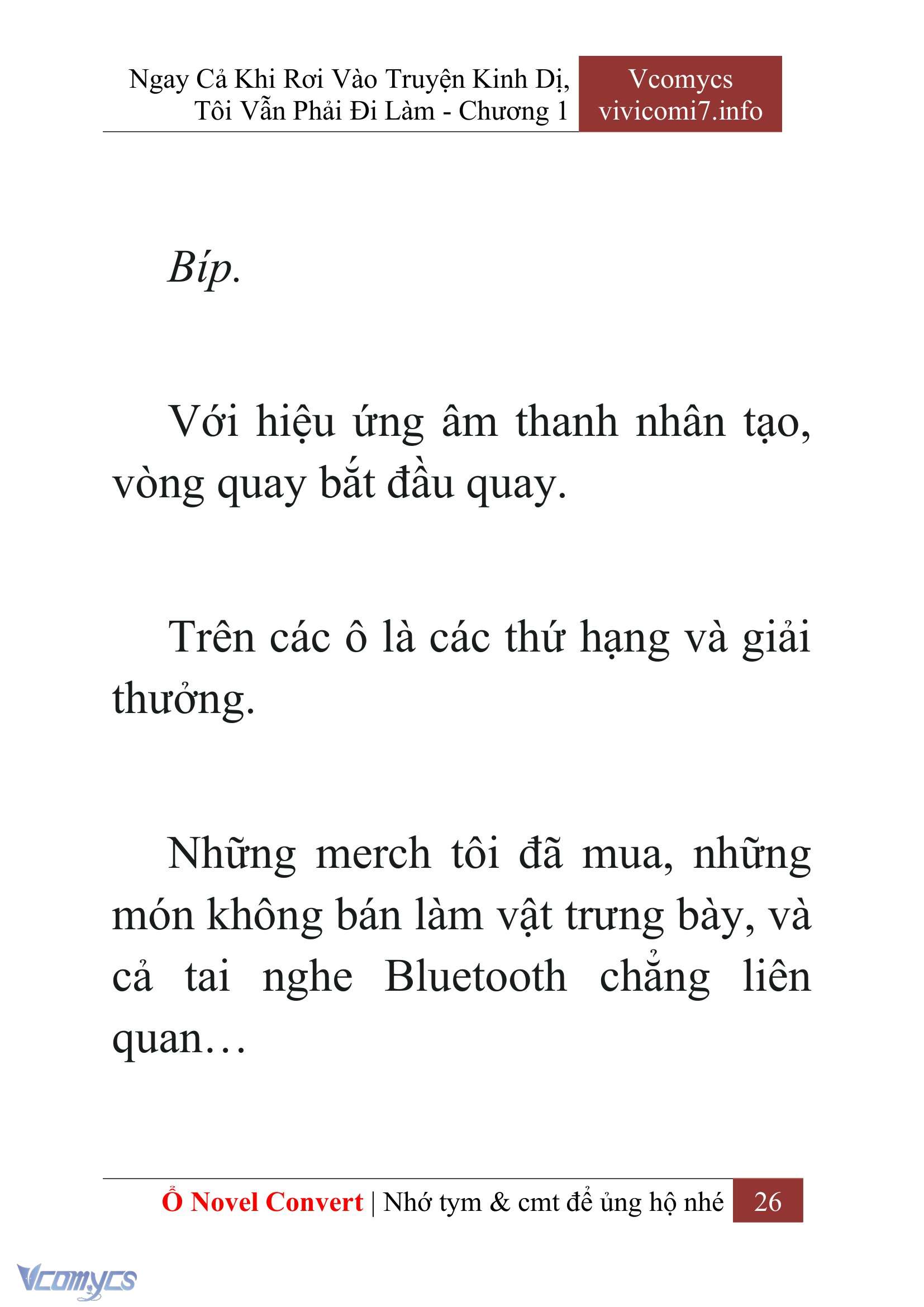 [Novel] Ngay Cả Khi Rơi Vào Truyện Kinh Dị, Tôi Vẫn Phải Đi Làm Chapter  1 - 28