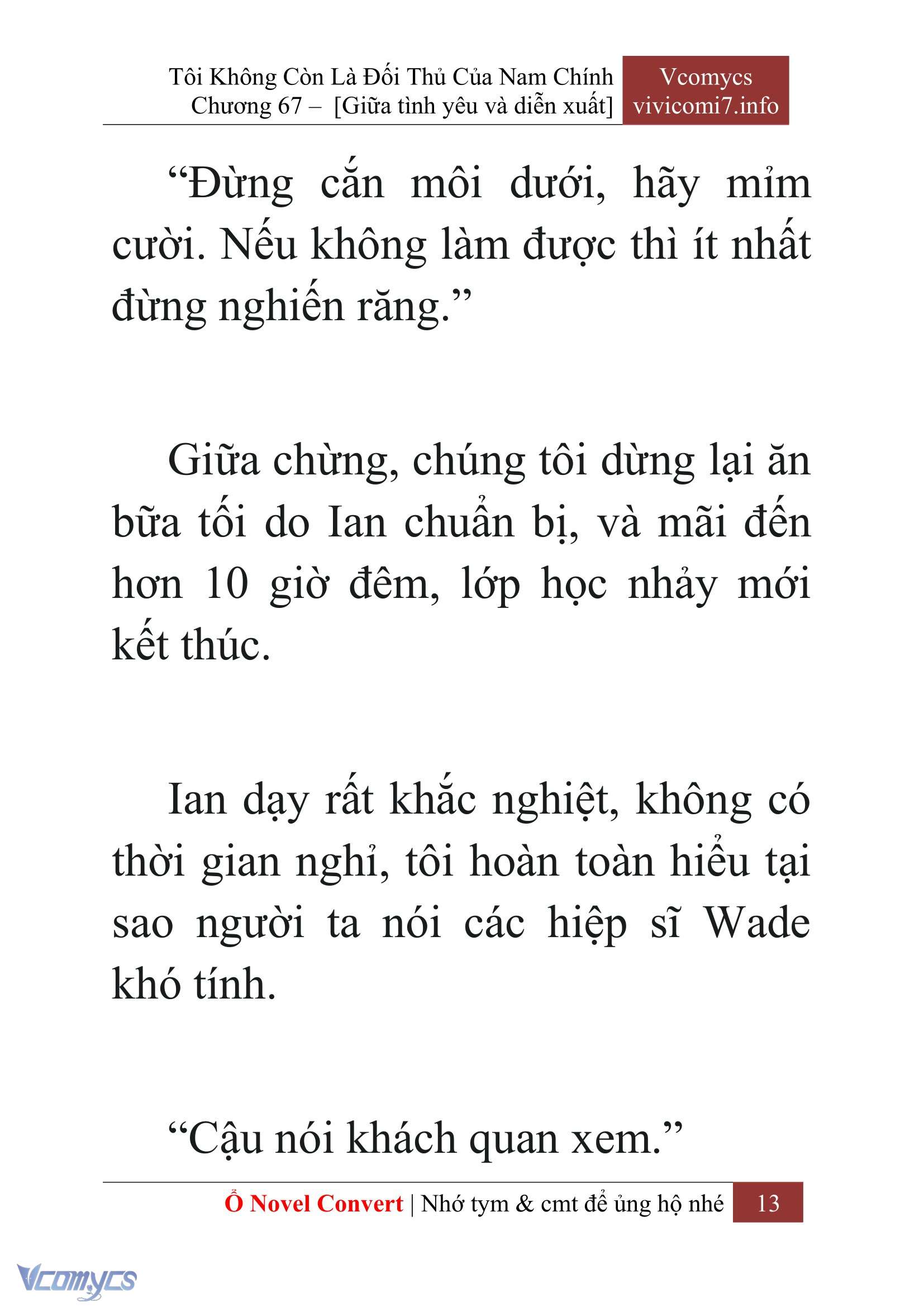 [Novel] Tôi Không Còn Là Đối Thủ Của Nam Chính Chapter  67 - 15