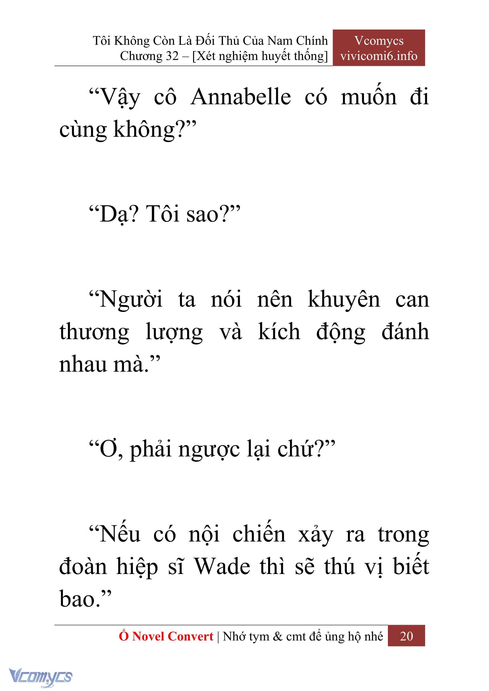 [Novel] Tôi Không Còn Là Đối Thủ Của Nam Chính Chapter  32 - 22