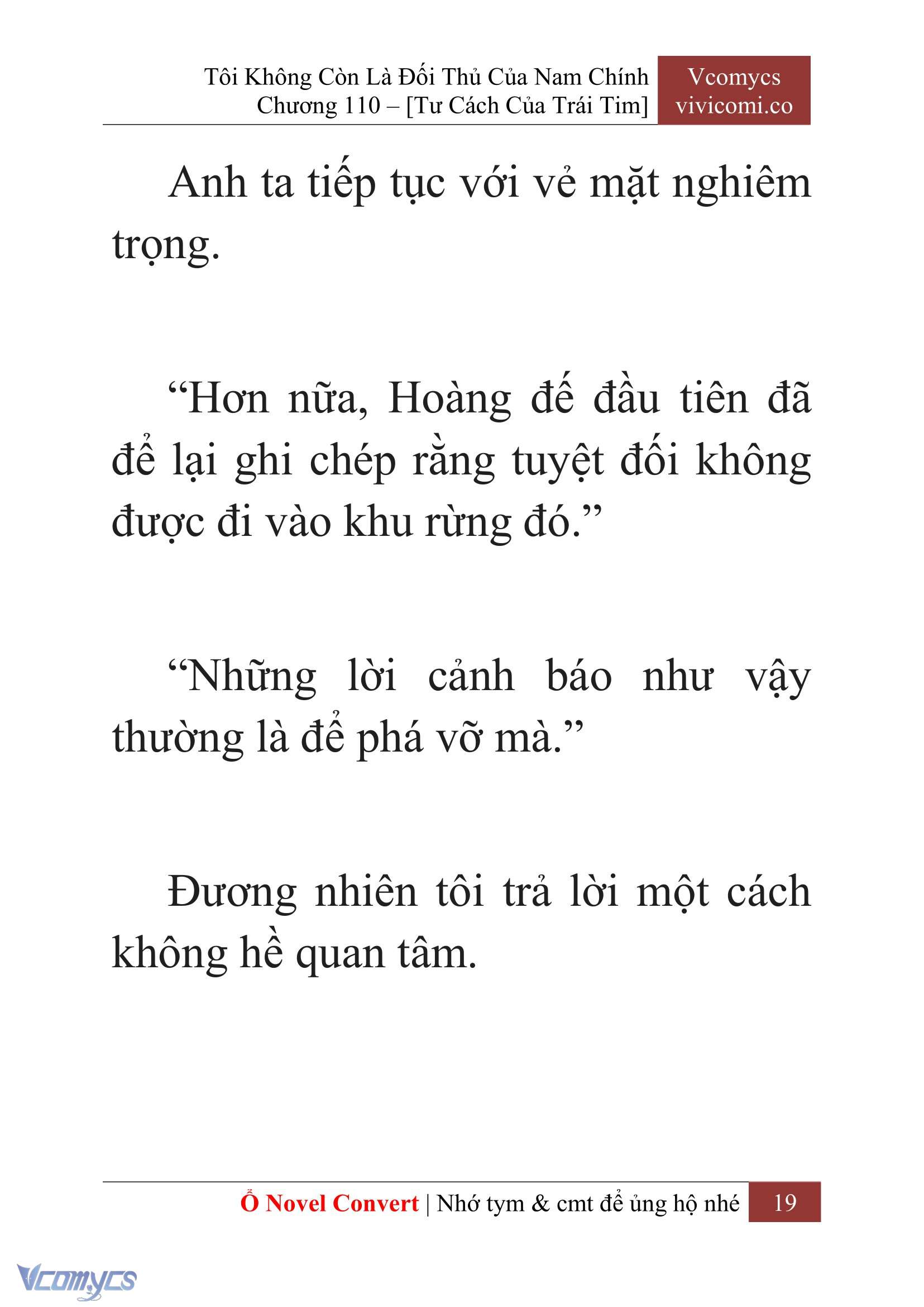 [Novel] Tôi Không Còn Là Đối Thủ Của Nam Chính Chapter  110 - 21