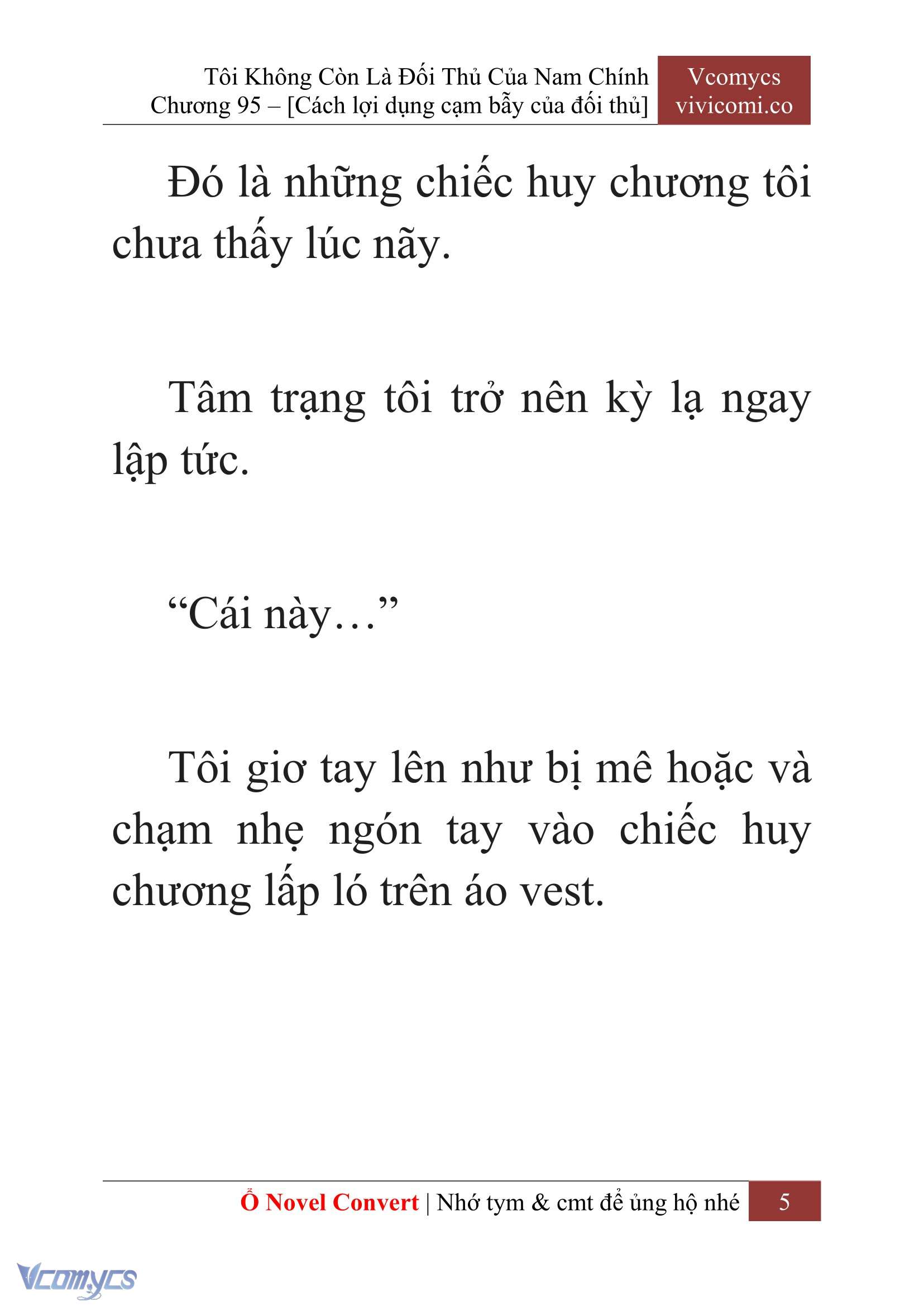 [Novel] Tôi Không Còn Là Đối Thủ Của Nam Chính Chapter  95 - 7