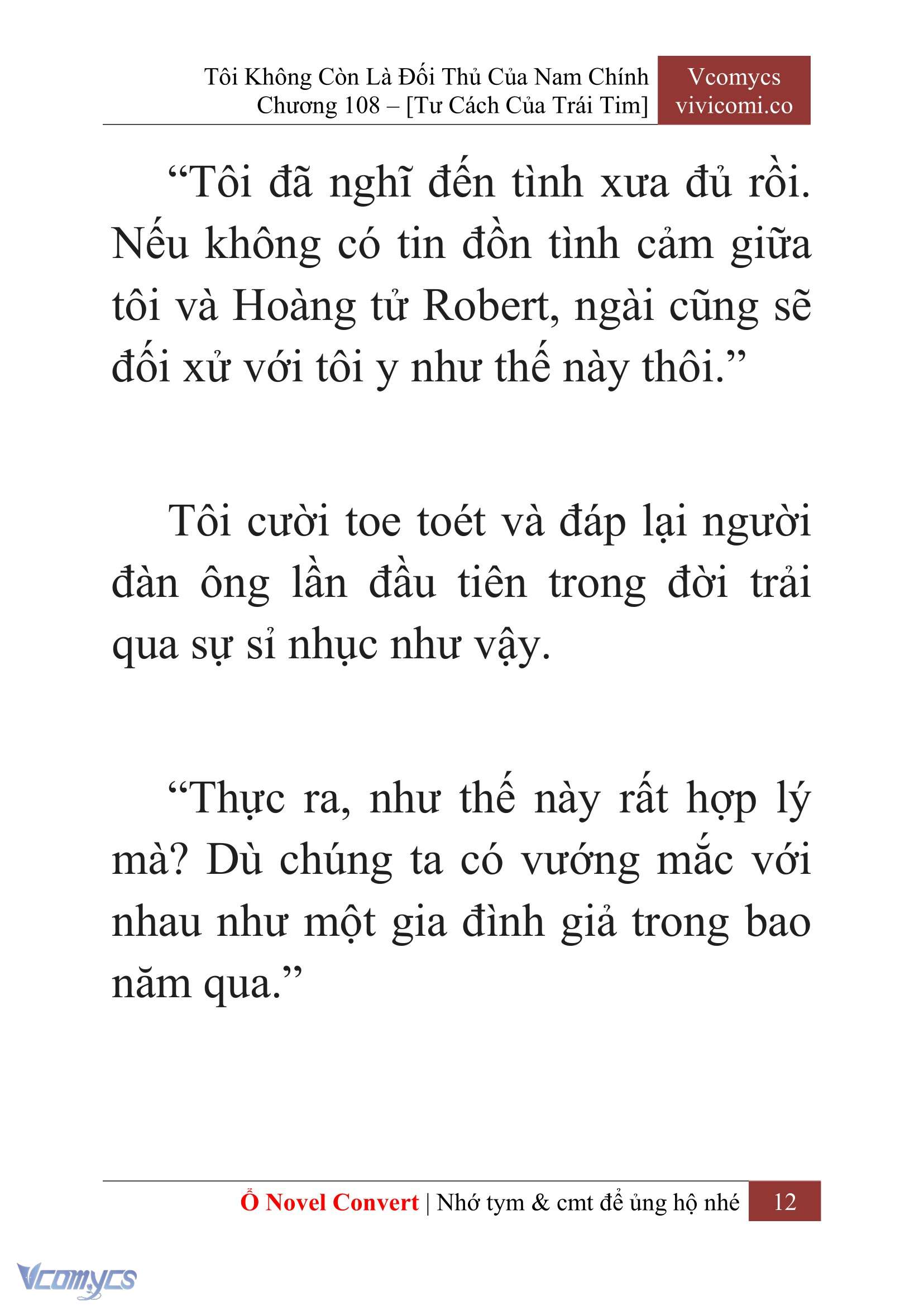 [Novel] Tôi Không Còn Là Đối Thủ Của Nam Chính Chapter  108 - 14