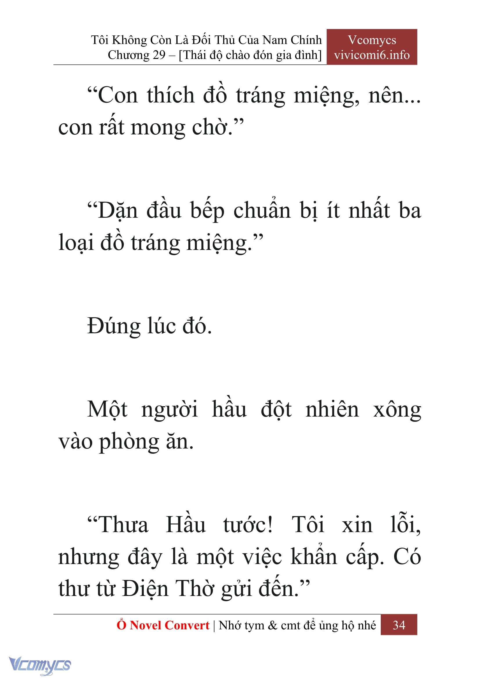 [Novel] Tôi Không Còn Là Đối Thủ Của Nam Chính Chapter  29 - 36