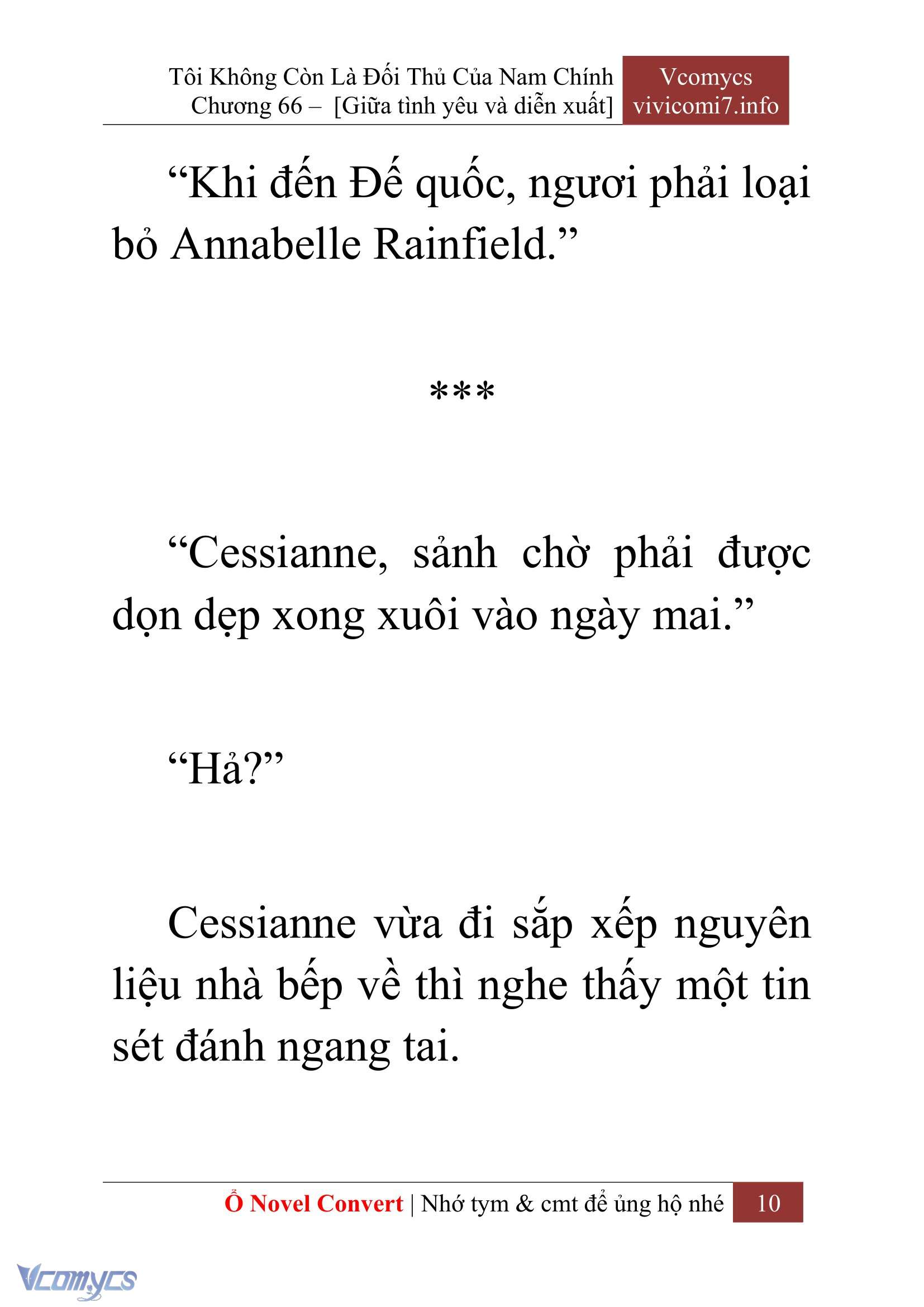 [Novel] Tôi Không Còn Là Đối Thủ Của Nam Chính Chapter  66 - 12