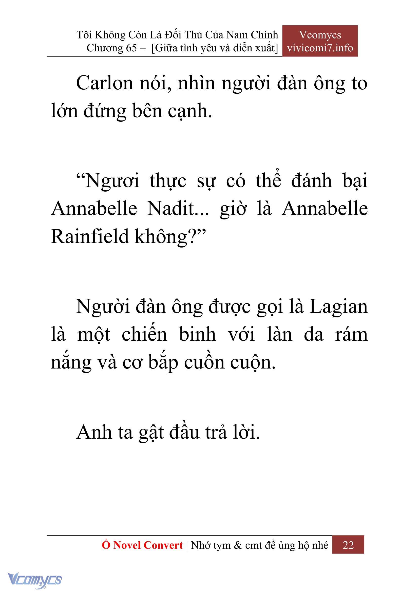[Novel] Tôi Không Còn Là Đối Thủ Của Nam Chính Chapter  65 - 24