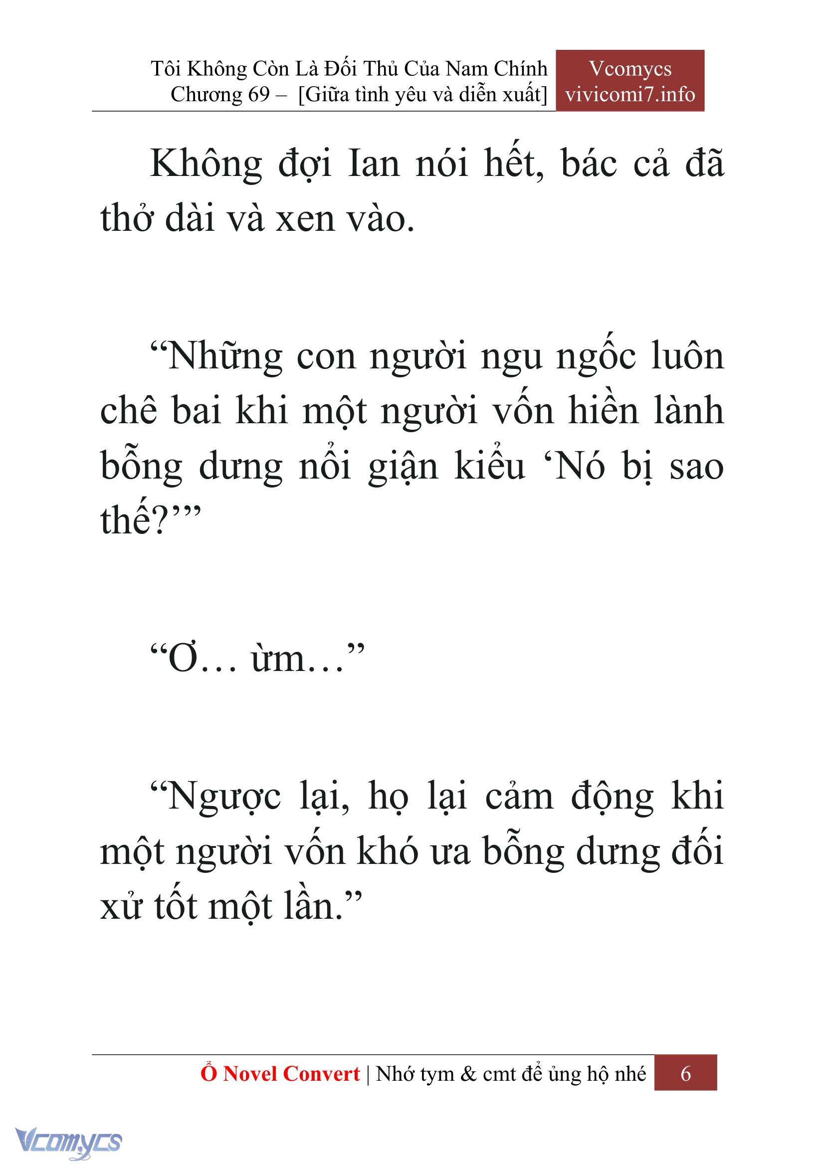 [Novel] Tôi Không Còn Là Đối Thủ Của Nam Chính Chapter  69 - 8