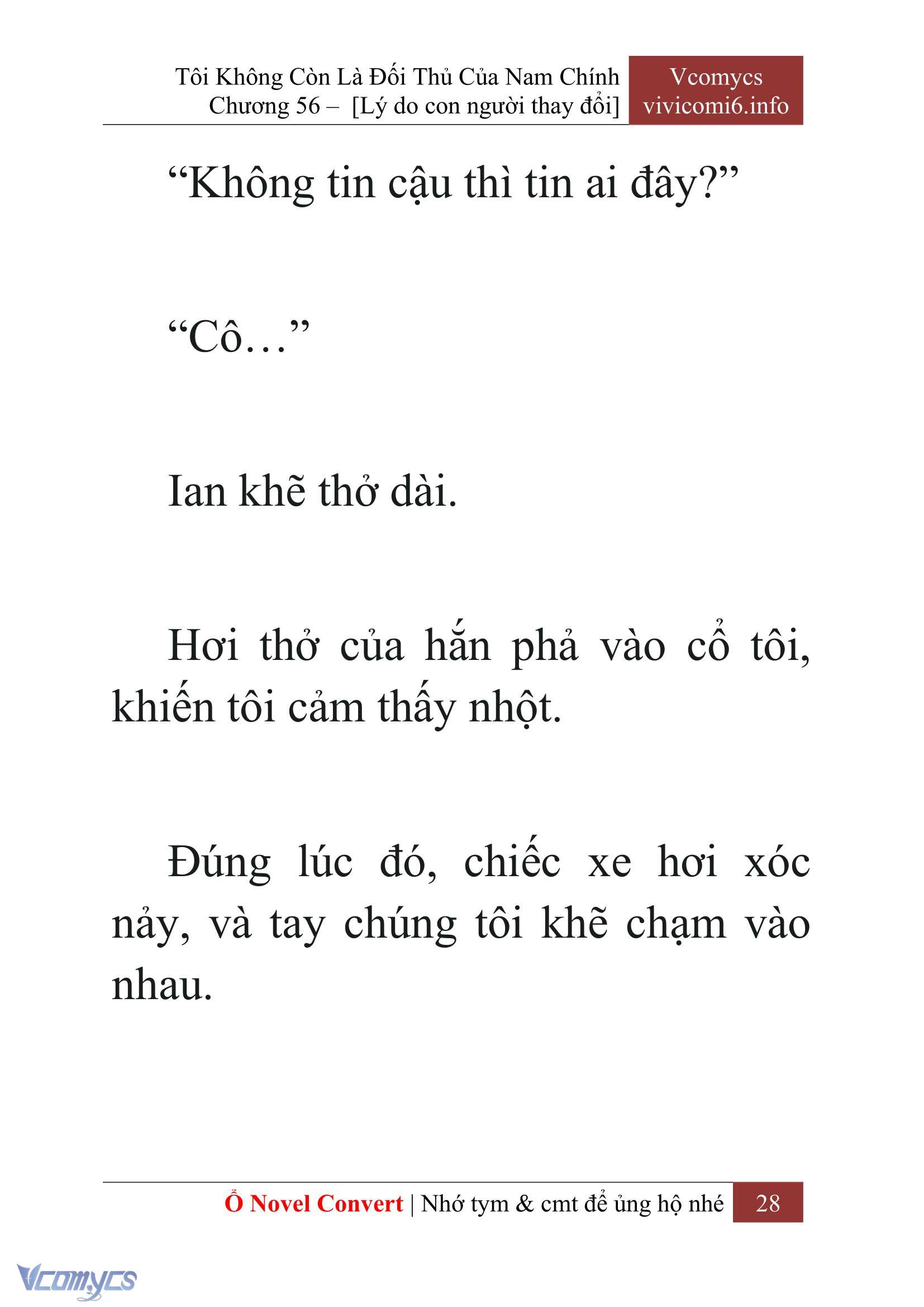 [Novel] Tôi Không Còn Là Đối Thủ Của Nam Chính Chapter  56 - 30