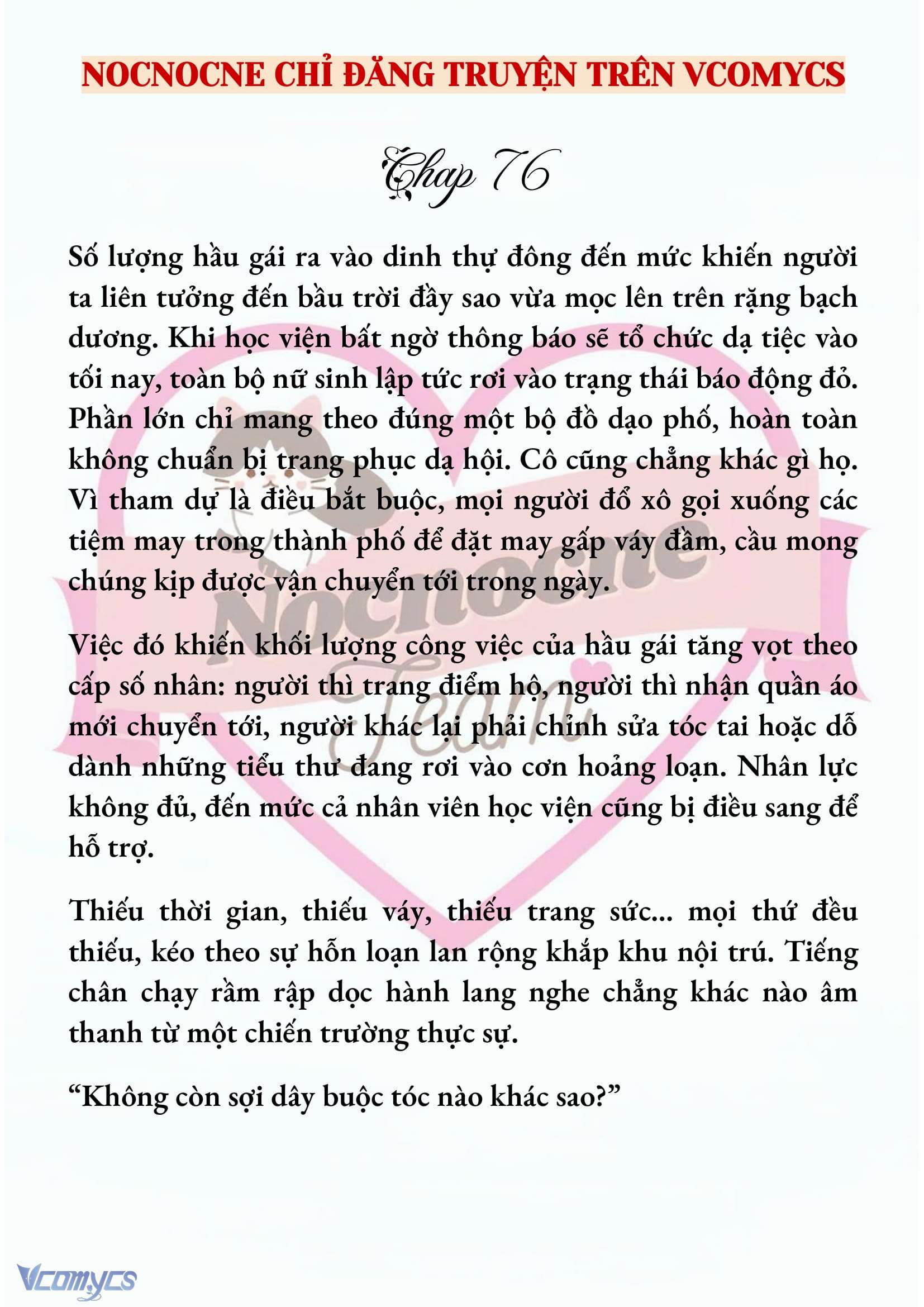 [NOVEL] CÁ RỪNG KHÔN NGOAN Chapter  76 - 2