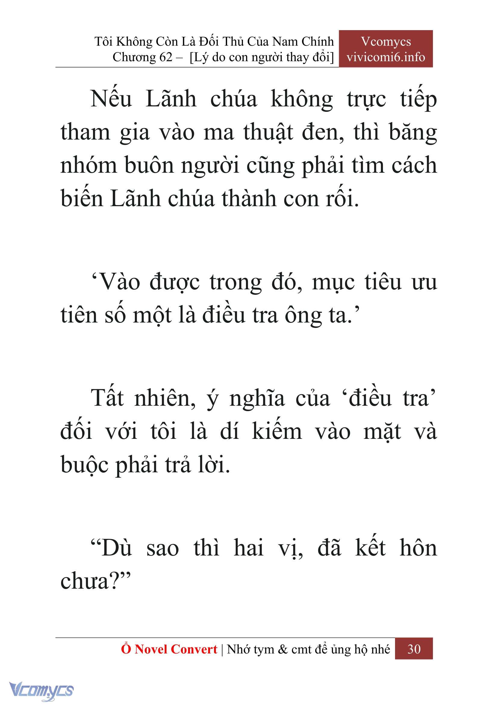 [Novel] Tôi Không Còn Là Đối Thủ Của Nam Chính Chapter  62 - 32