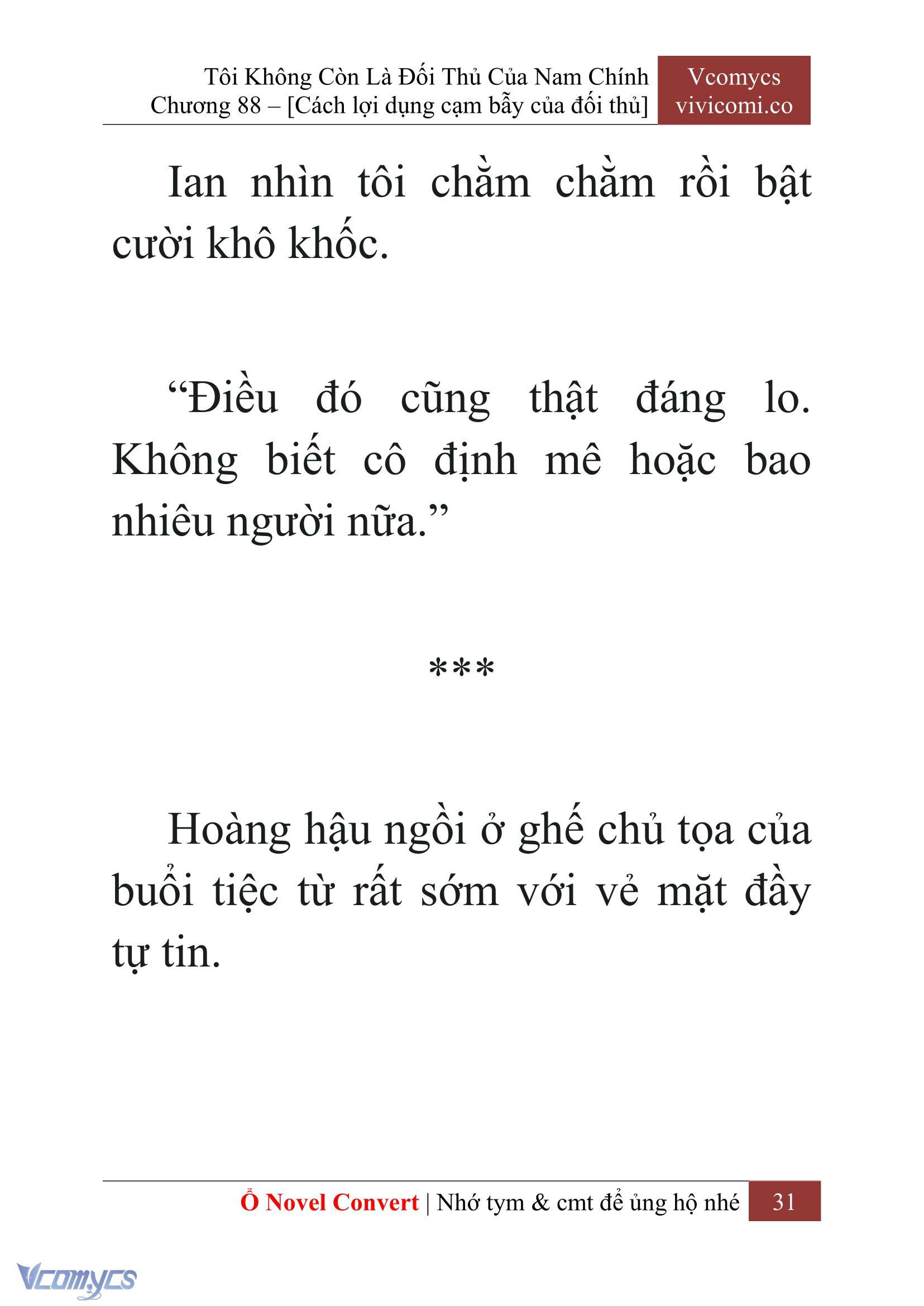 [Novel] Tôi Không Còn Là Đối Thủ Của Nam Chính Chapter  88 - 33