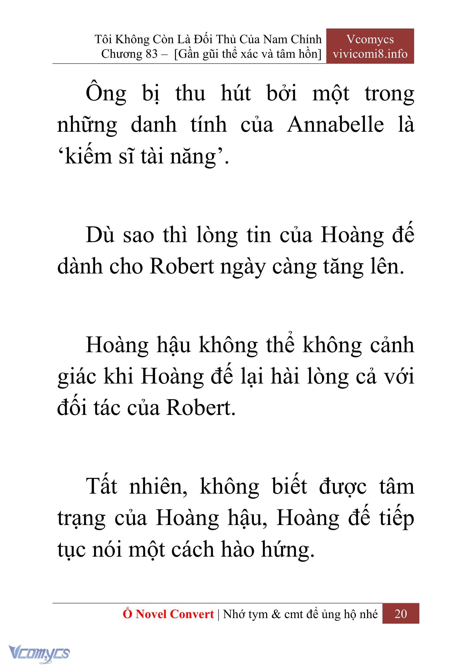 [Novel] Tôi Không Còn Là Đối Thủ Của Nam Chính Chapter  83 - 22
