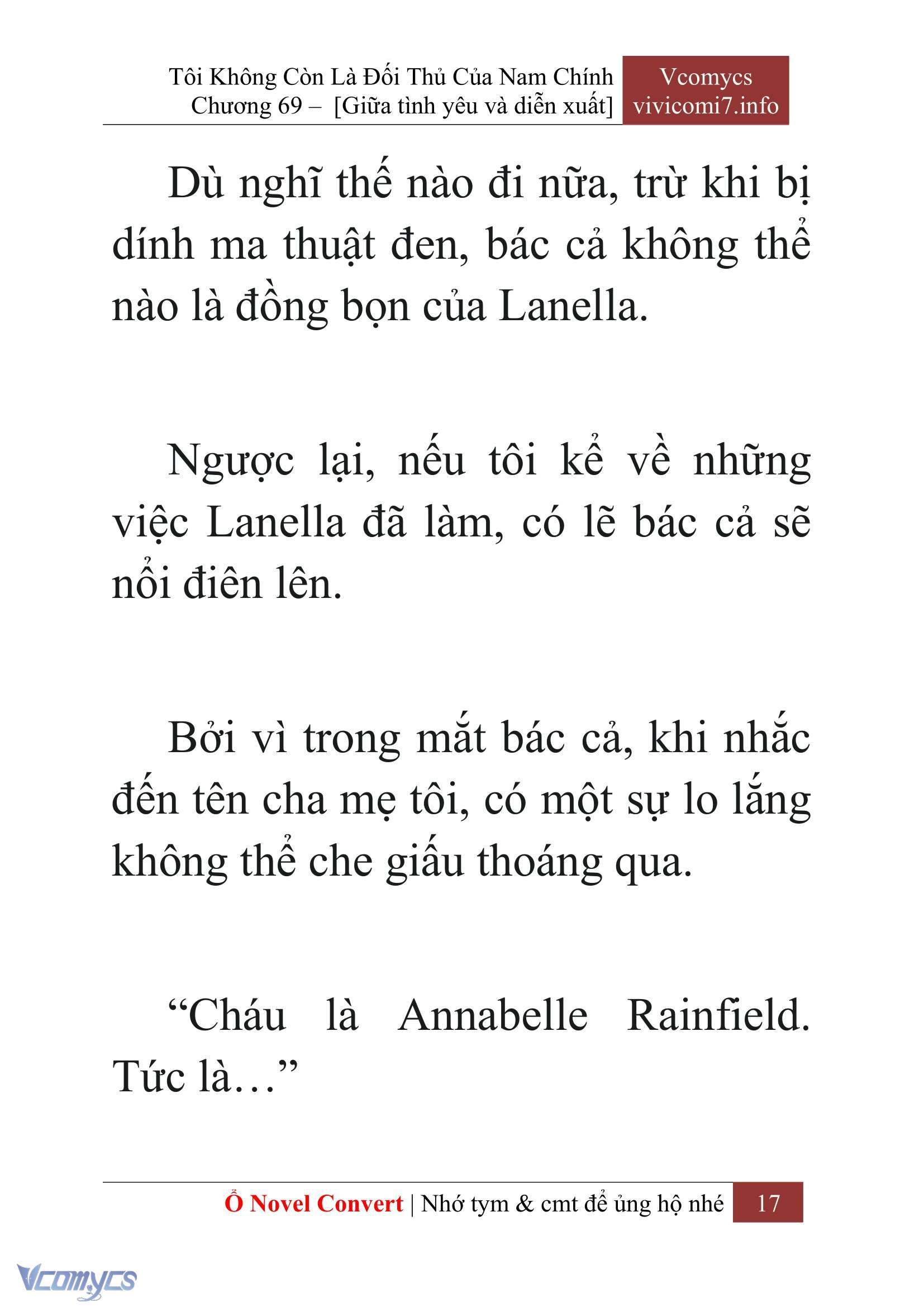[Novel] Tôi Không Còn Là Đối Thủ Của Nam Chính Chapter  69 - 19
