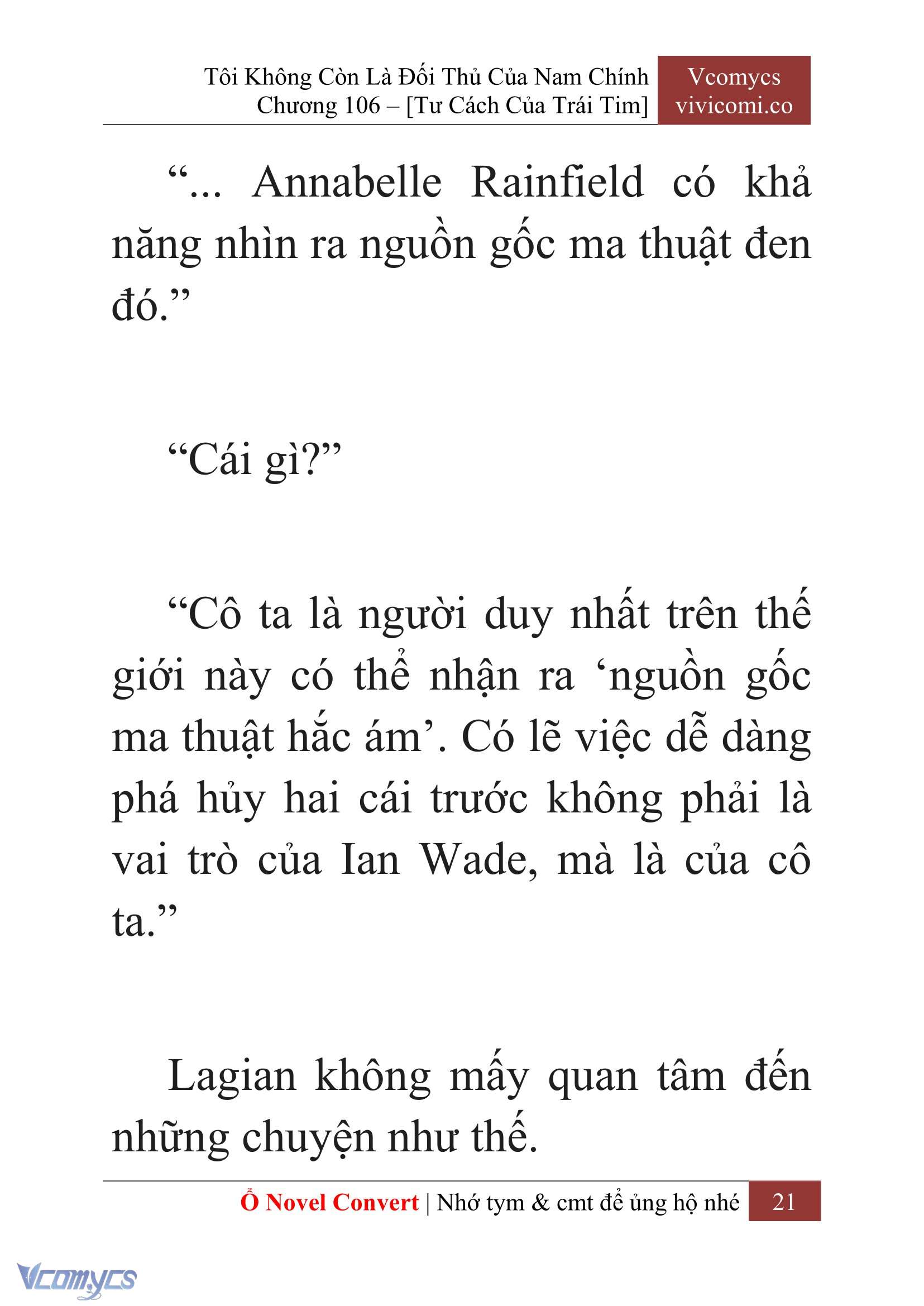 [Novel] Tôi Không Còn Là Đối Thủ Của Nam Chính Chapter  106 - 23