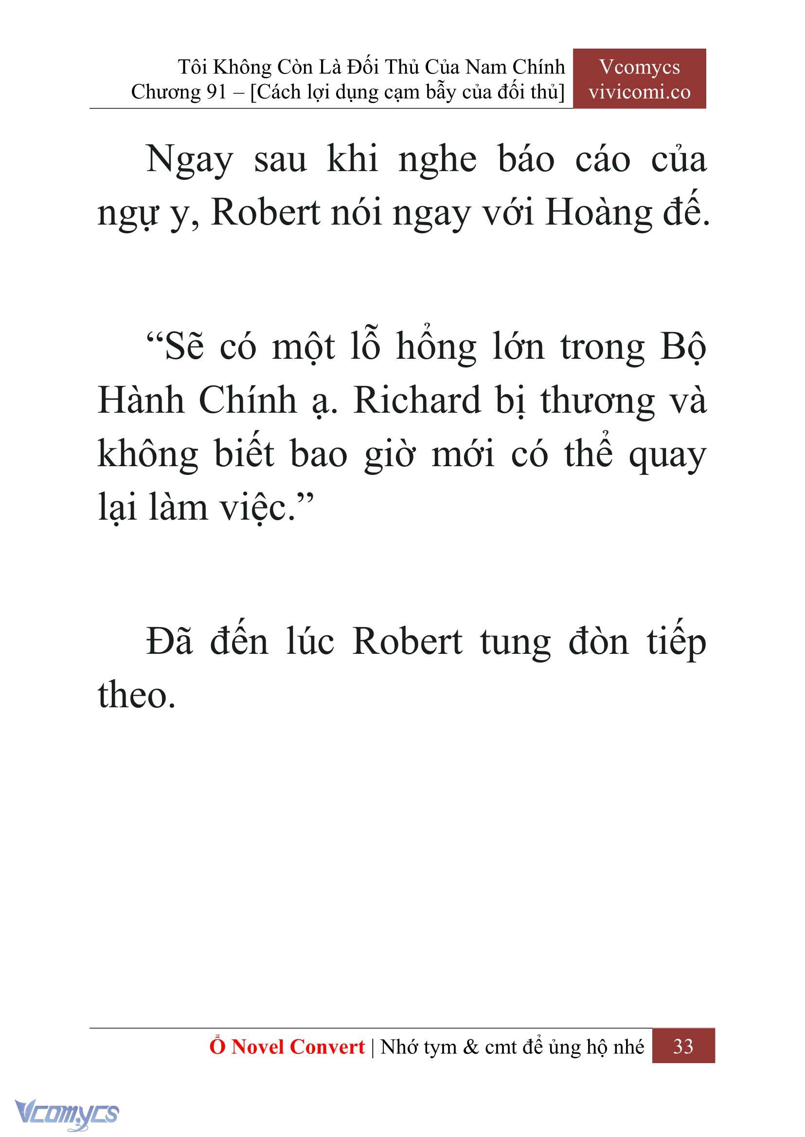 [Novel] Tôi Không Còn Là Đối Thủ Của Nam Chính Chapter  91 - 35