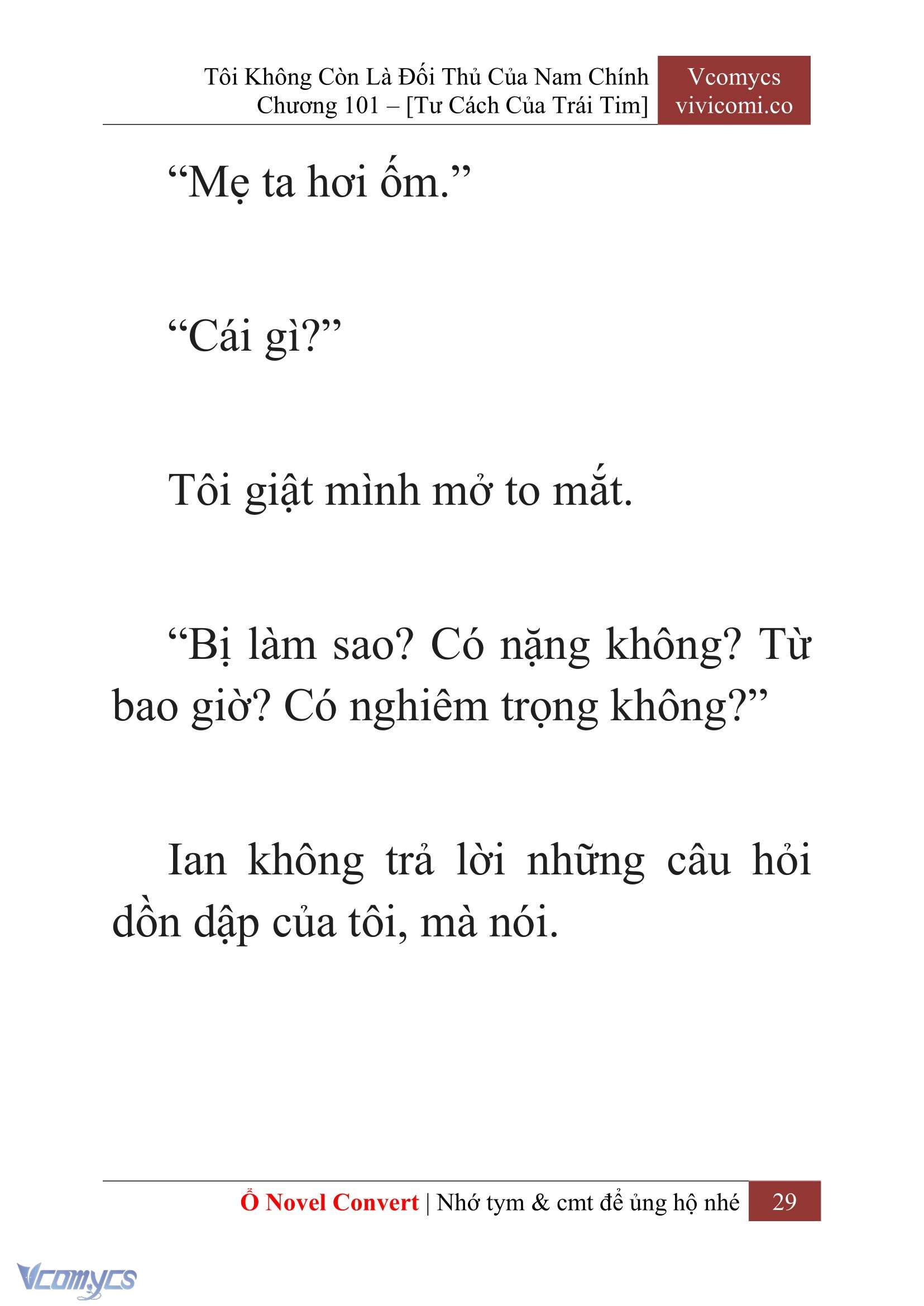 [Novel] Tôi Không Còn Là Đối Thủ Của Nam Chính Chapter  101 - 31