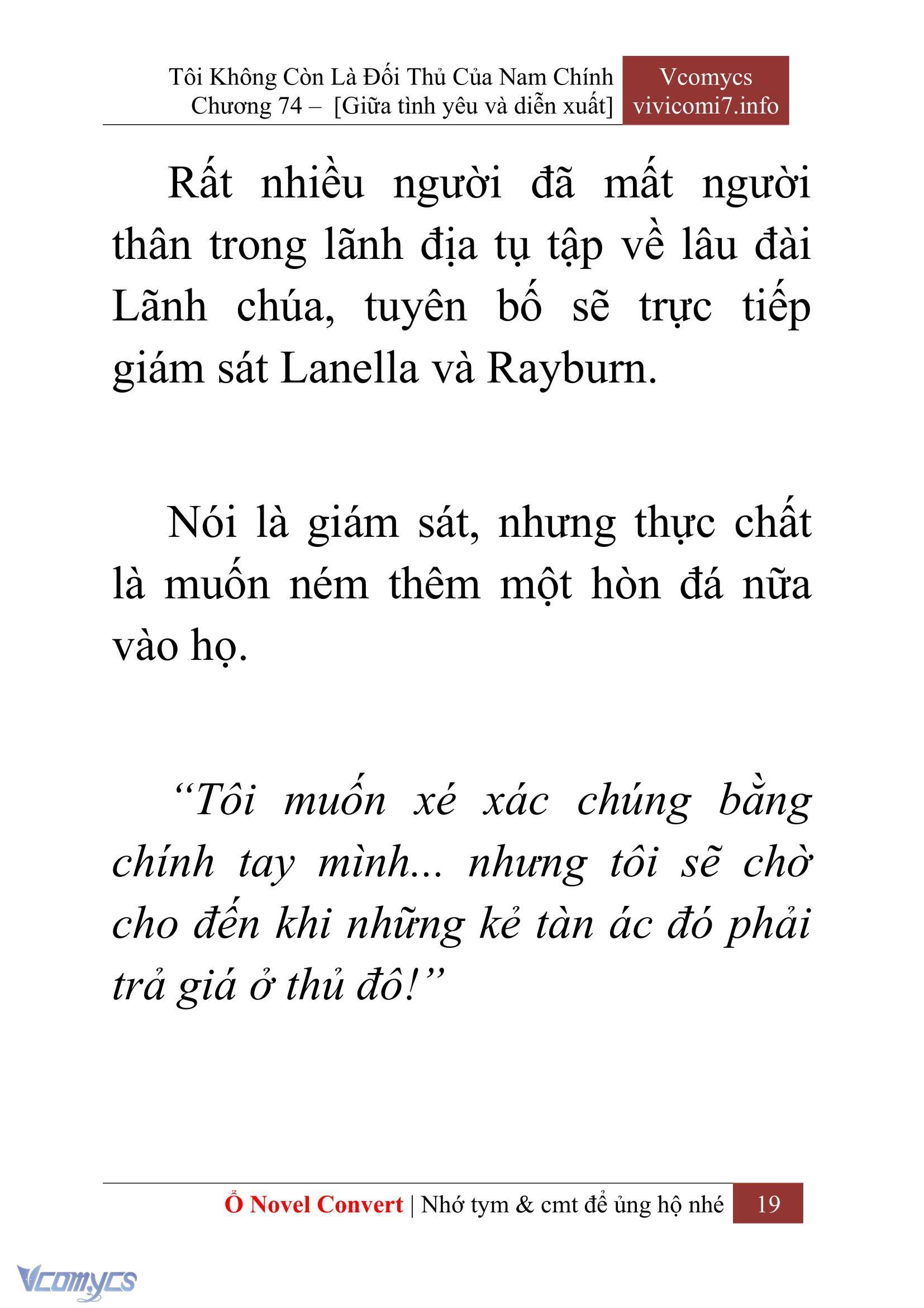 [Novel] Tôi Không Còn Là Đối Thủ Của Nam Chính Chapter  74 - 21