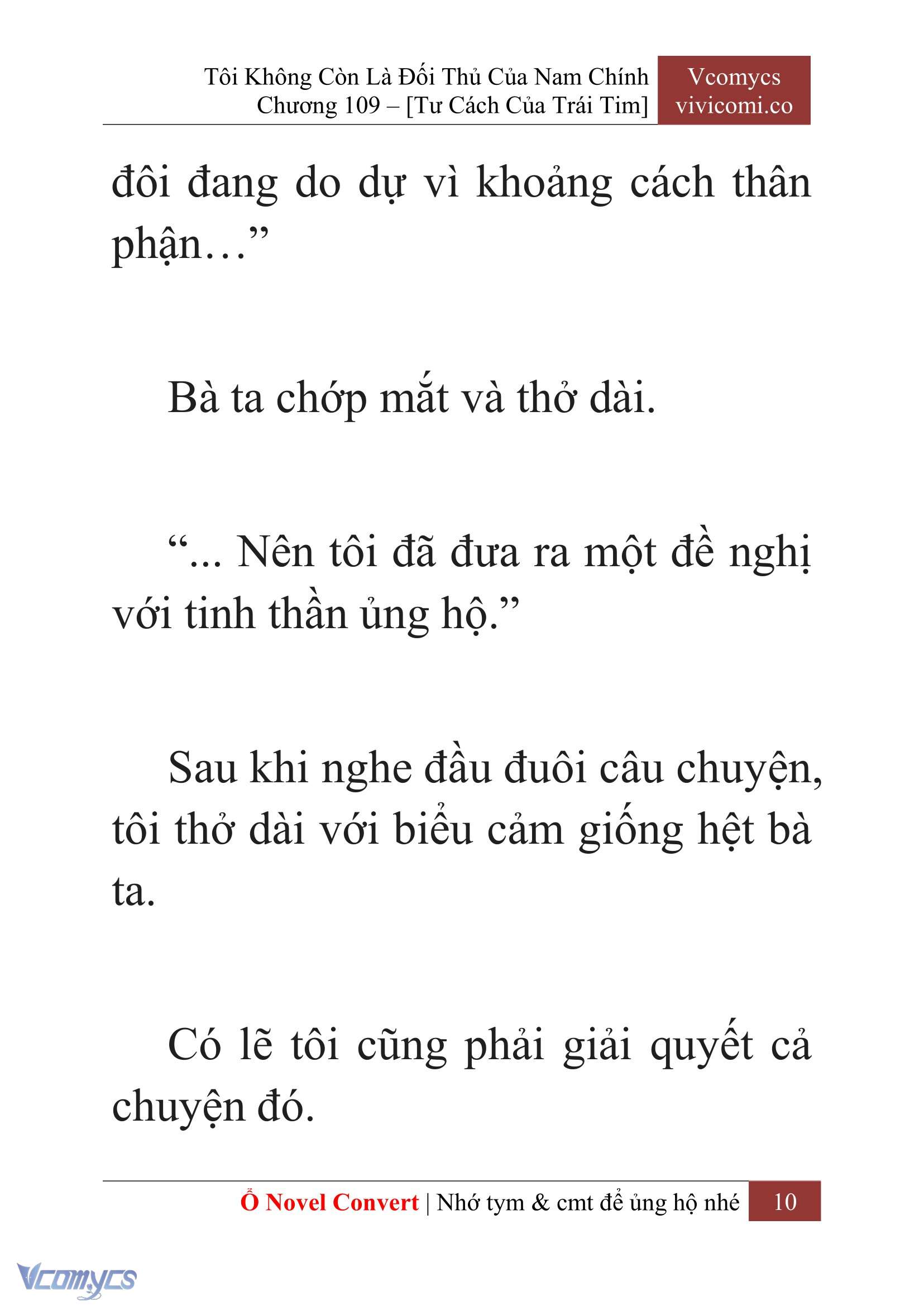 [Novel] Tôi Không Còn Là Đối Thủ Của Nam Chính Chapter  109 - 12