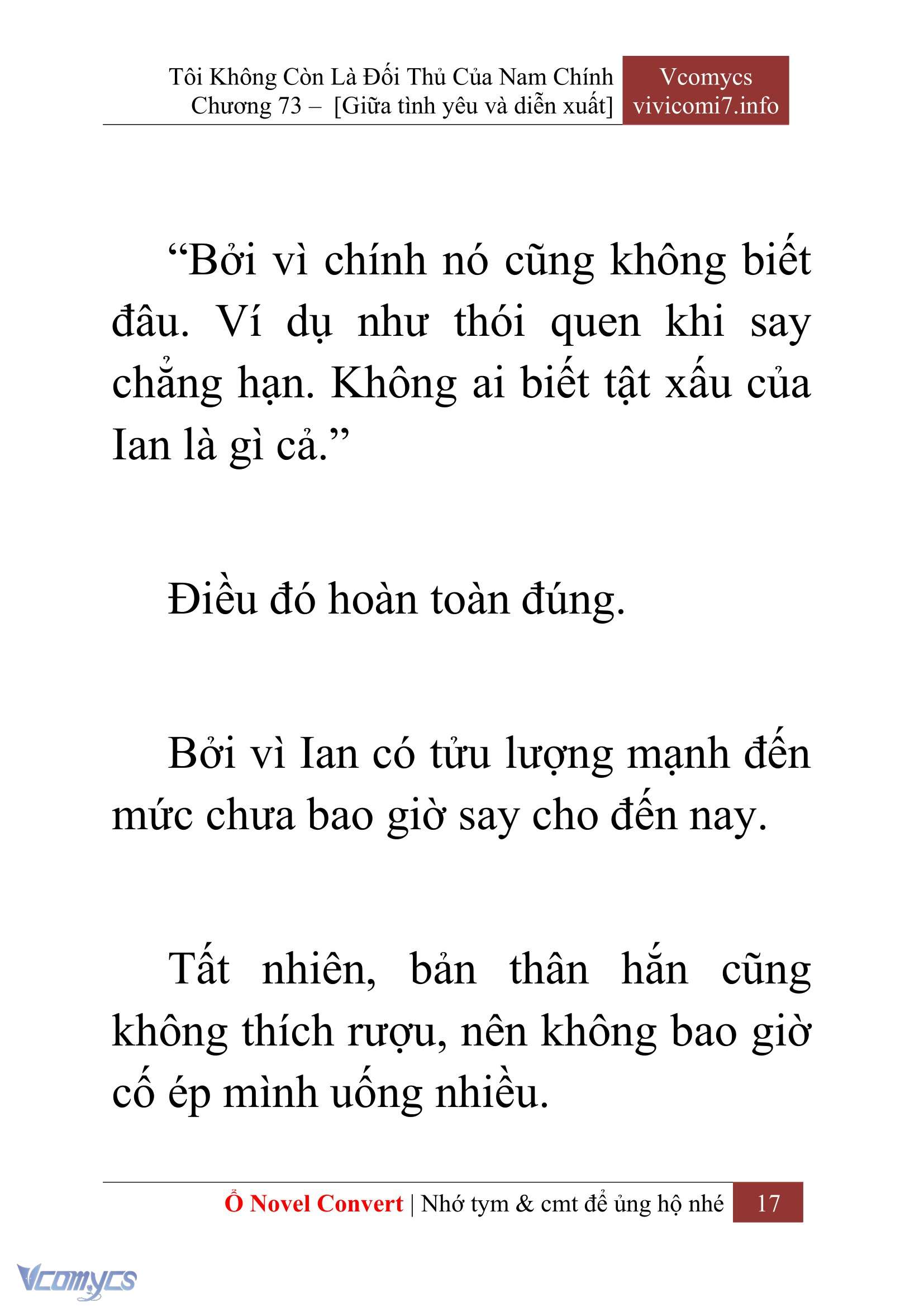 [Novel] Tôi Không Còn Là Đối Thủ Của Nam Chính Chapter  73 - 19