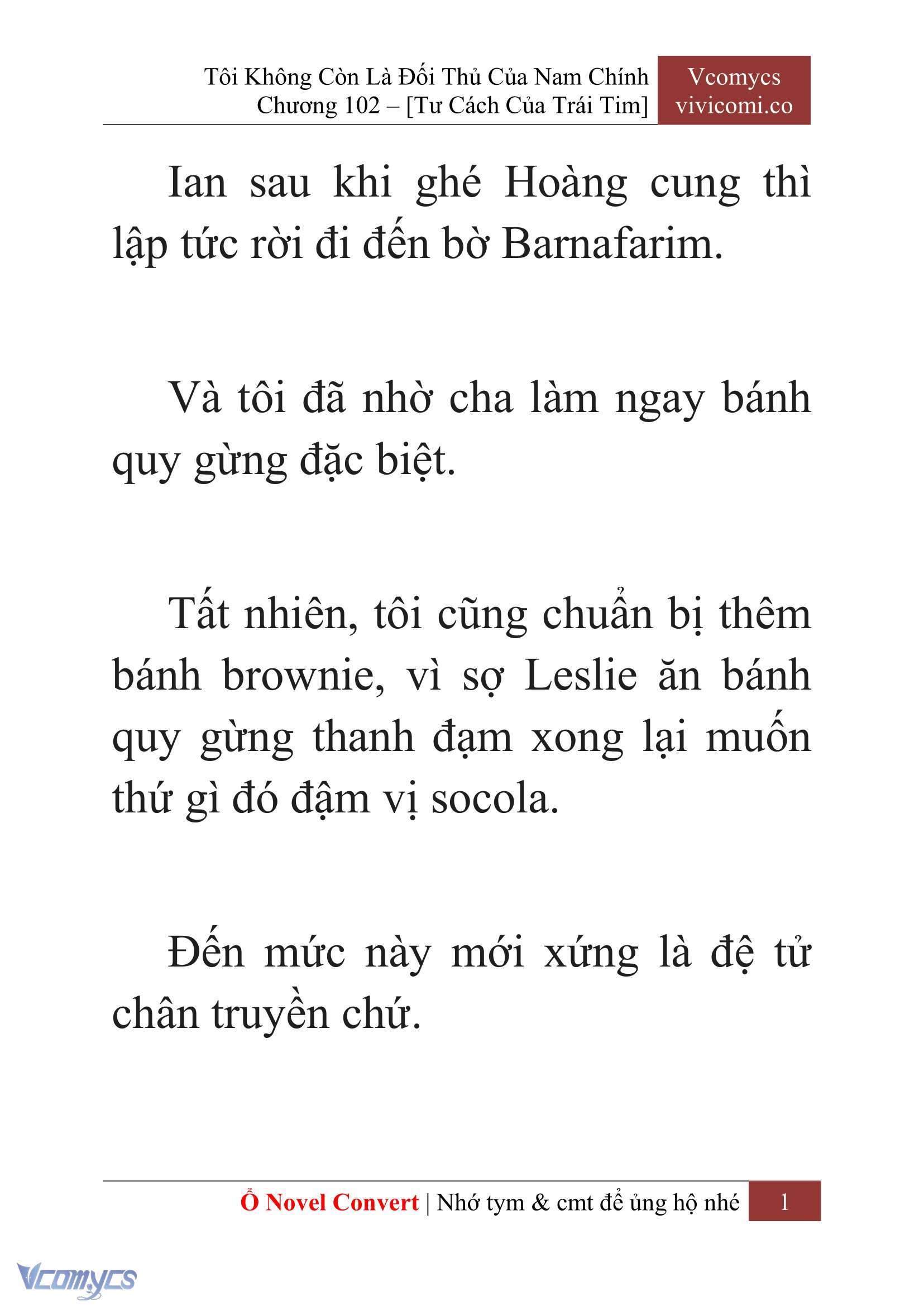 [Novel] Tôi Không Còn Là Đối Thủ Của Nam Chính Chapter  102 - 3