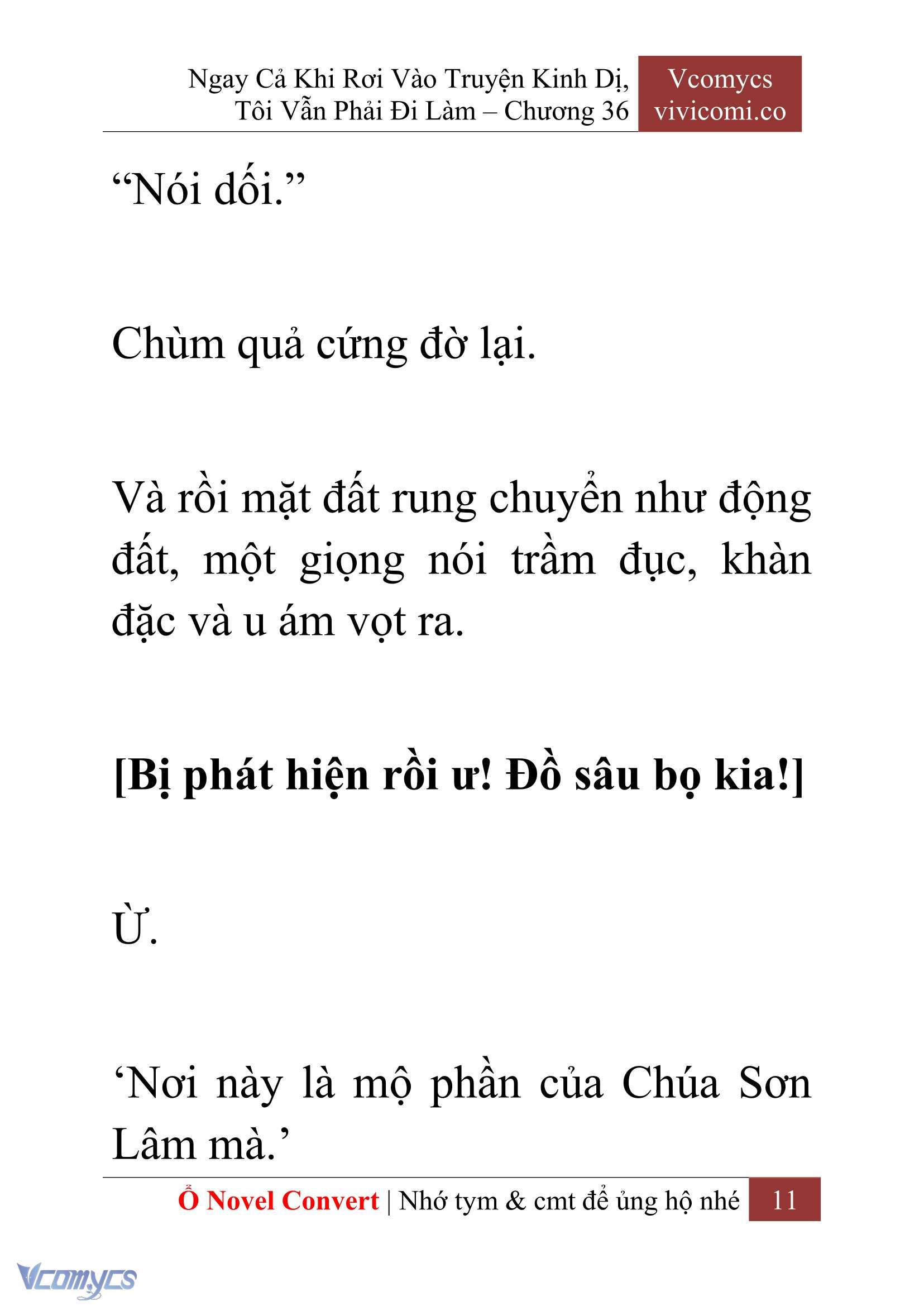 [Novel] Ngay Cả Khi Rơi Vào Truyện Kinh Dị, Tôi Vẫn Phải Đi Làm Chapter  36 - 13