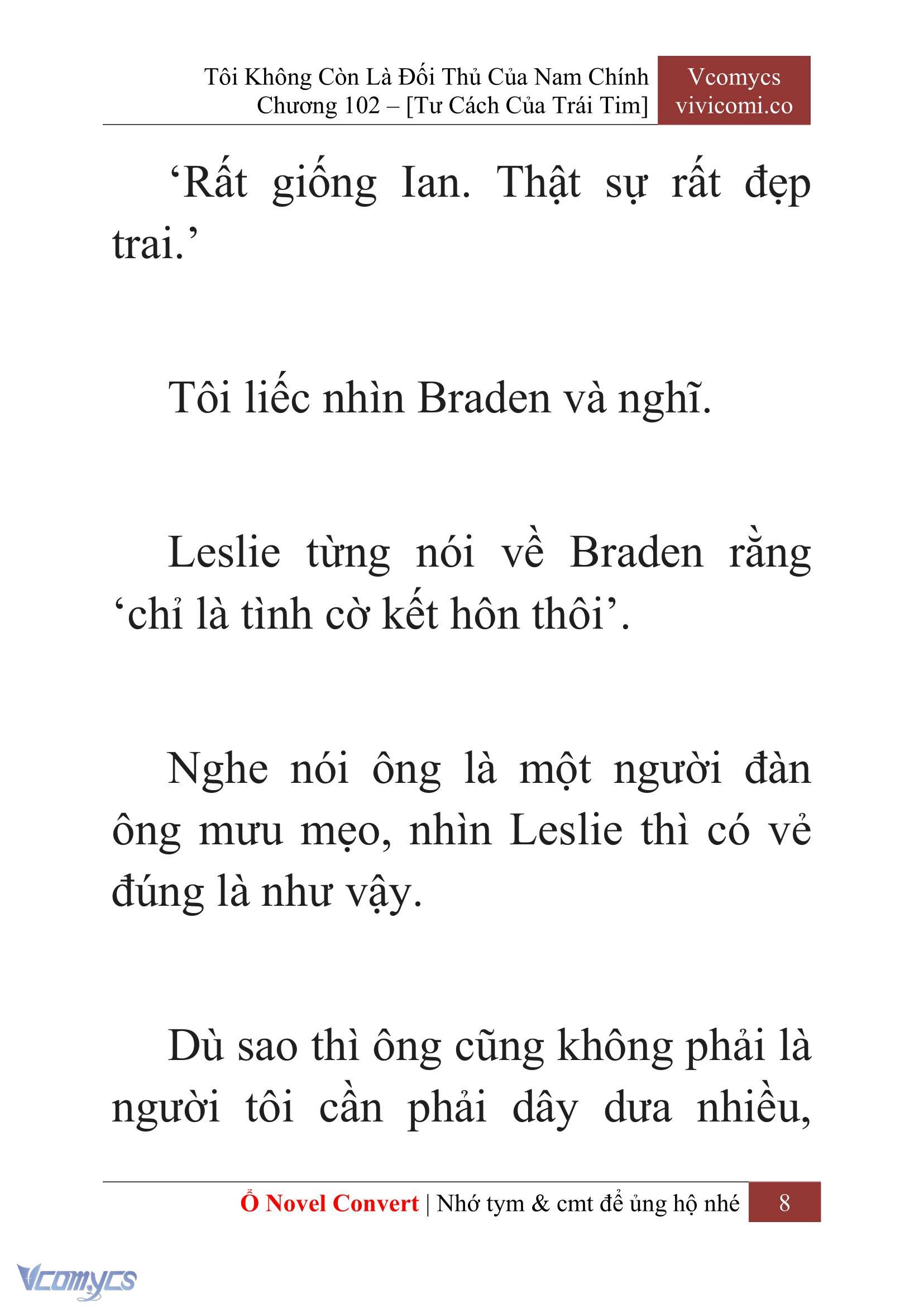 [Novel] Tôi Không Còn Là Đối Thủ Của Nam Chính Chapter  102 - 10