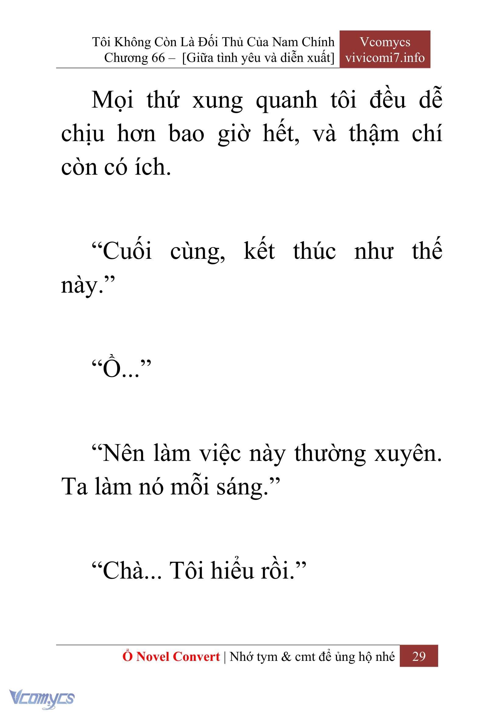 [Novel] Tôi Không Còn Là Đối Thủ Của Nam Chính Chapter  66 - 31