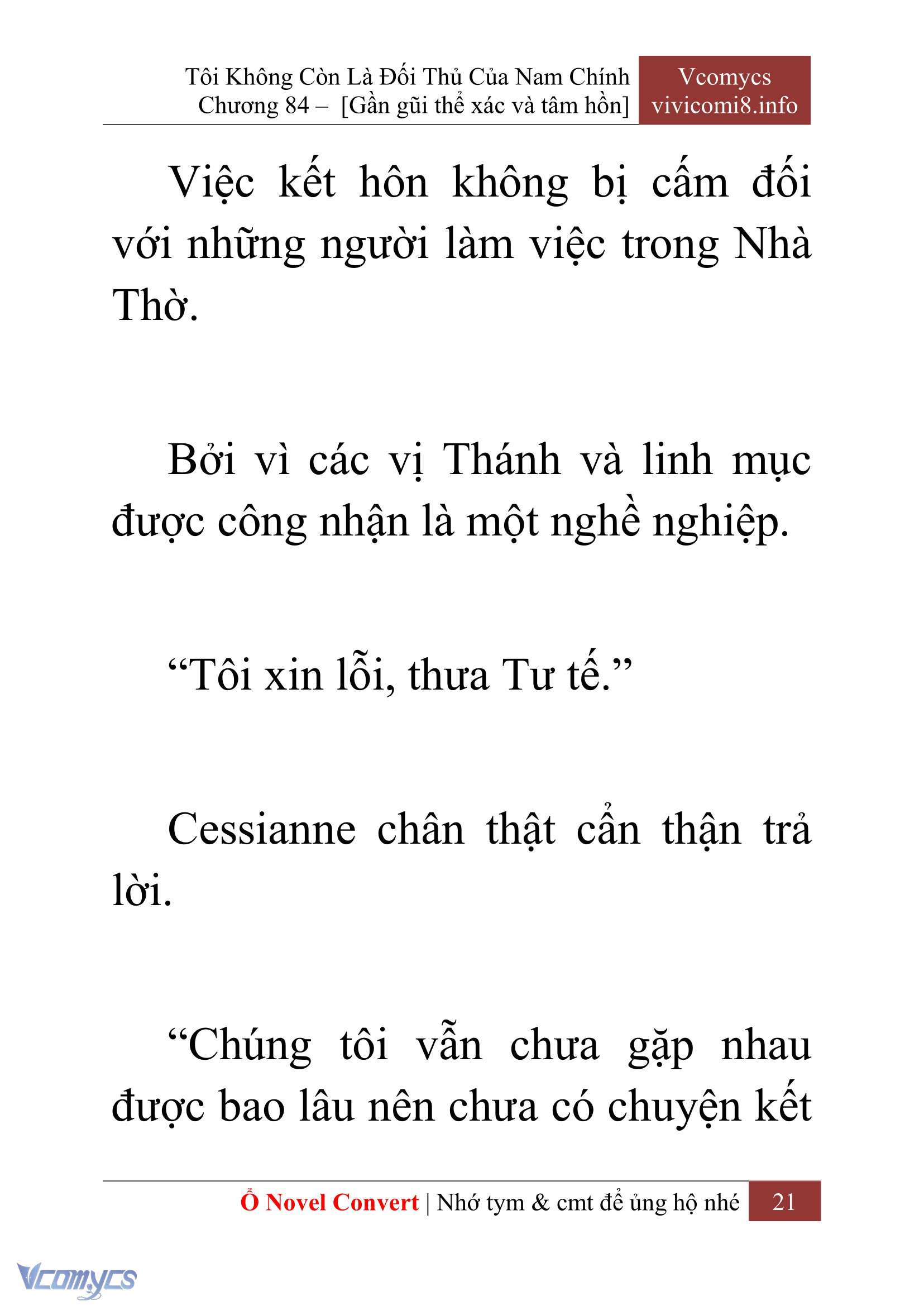 [Novel] Tôi Không Còn Là Đối Thủ Của Nam Chính Chapter  84 - 23