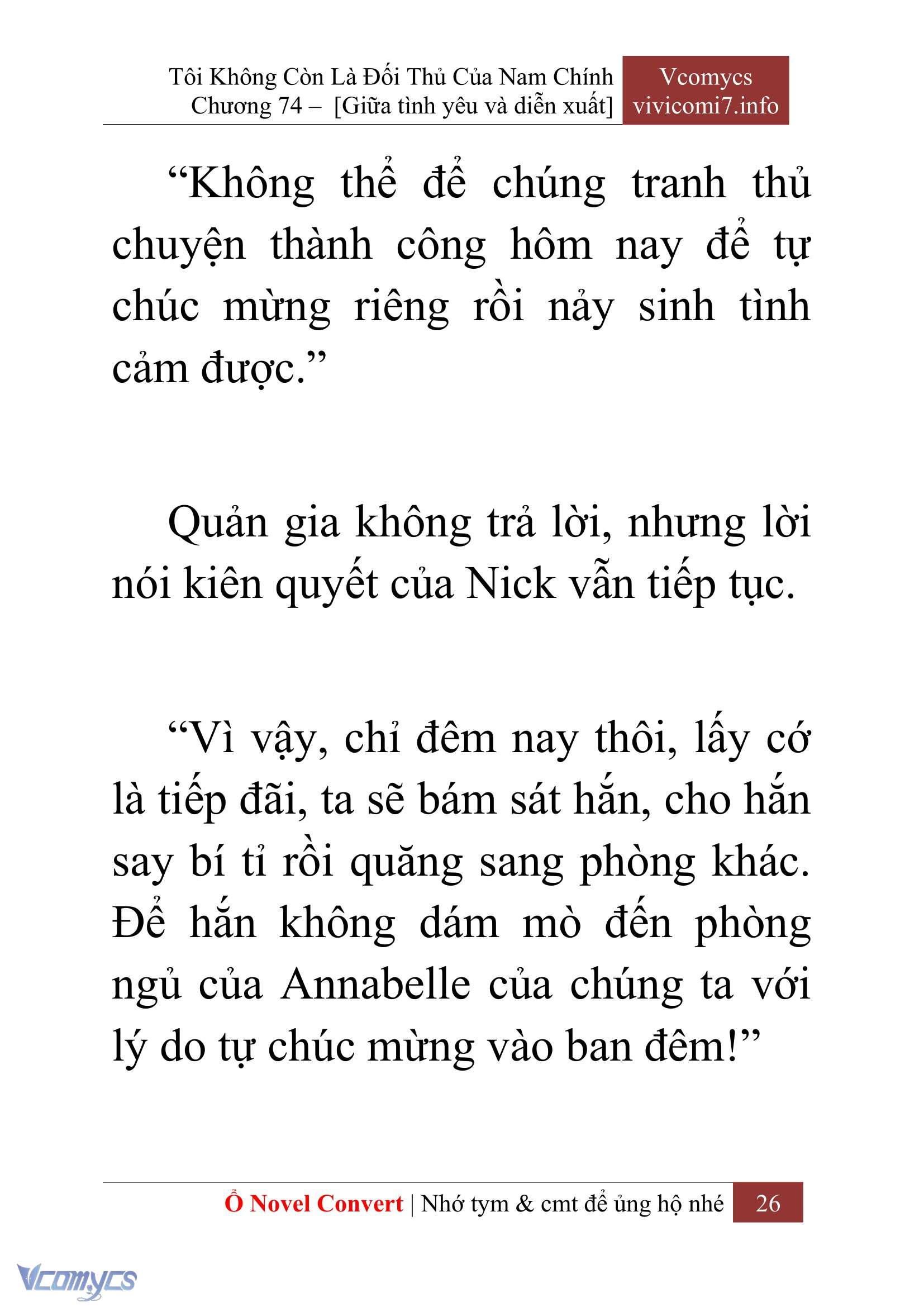 [Novel] Tôi Không Còn Là Đối Thủ Của Nam Chính Chapter  74 - 28