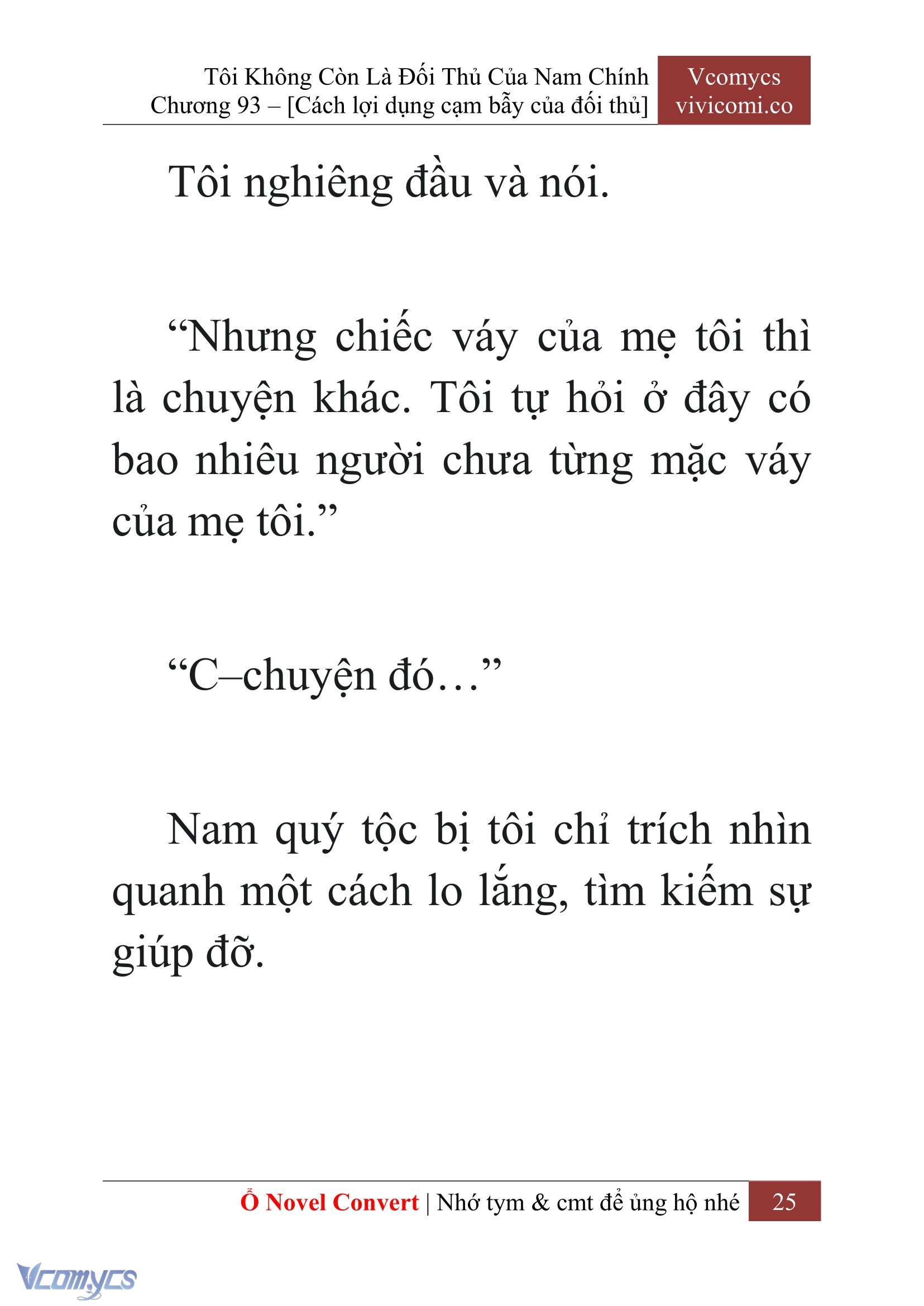 [Novel] Tôi Không Còn Là Đối Thủ Của Nam Chính Chapter  93 - 27