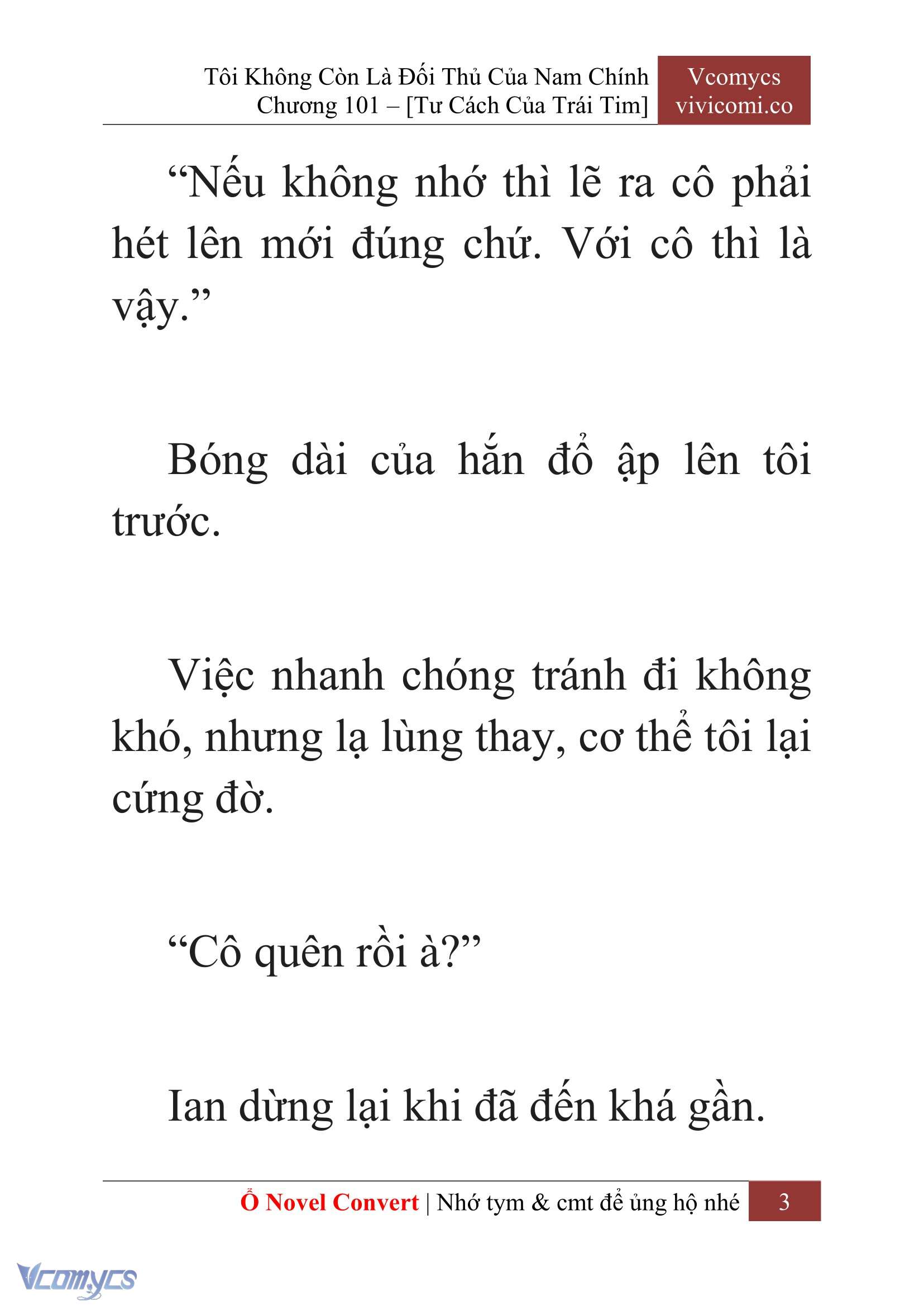 [Novel] Tôi Không Còn Là Đối Thủ Của Nam Chính Chapter  101 - 5