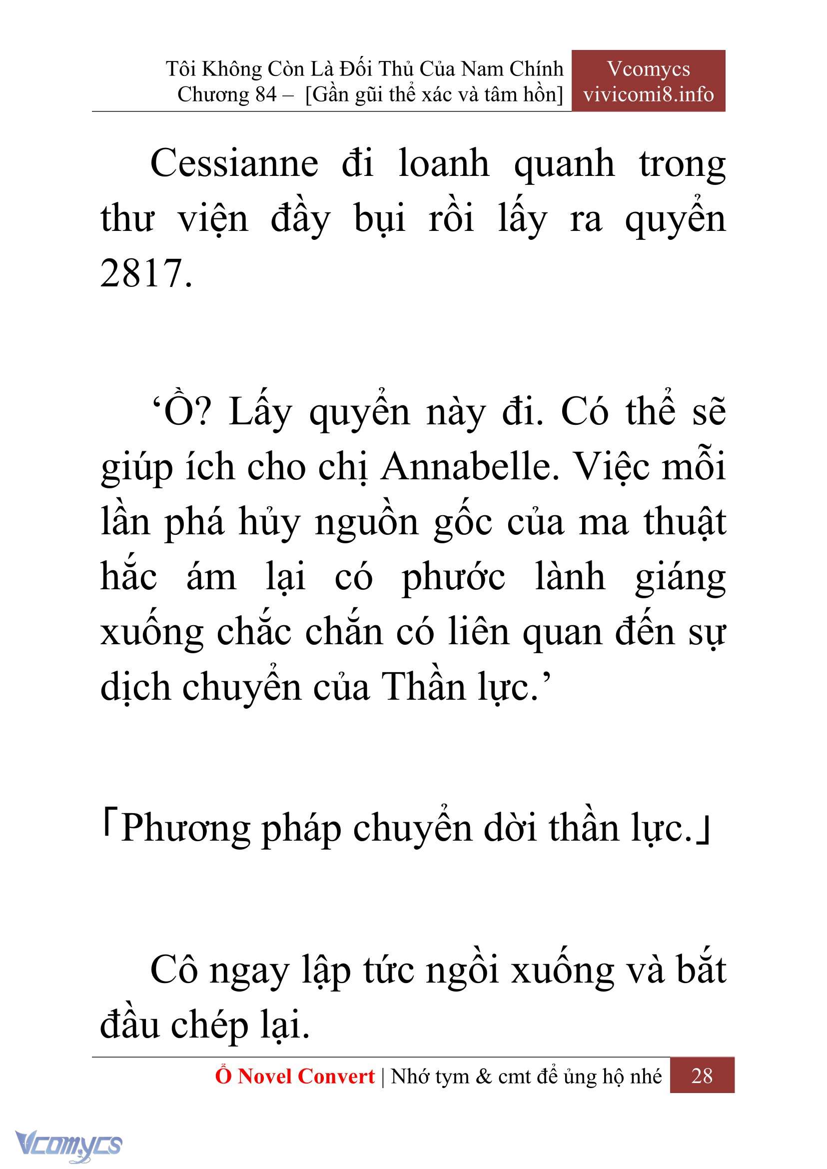 [Novel] Tôi Không Còn Là Đối Thủ Của Nam Chính Chapter  84 - 30