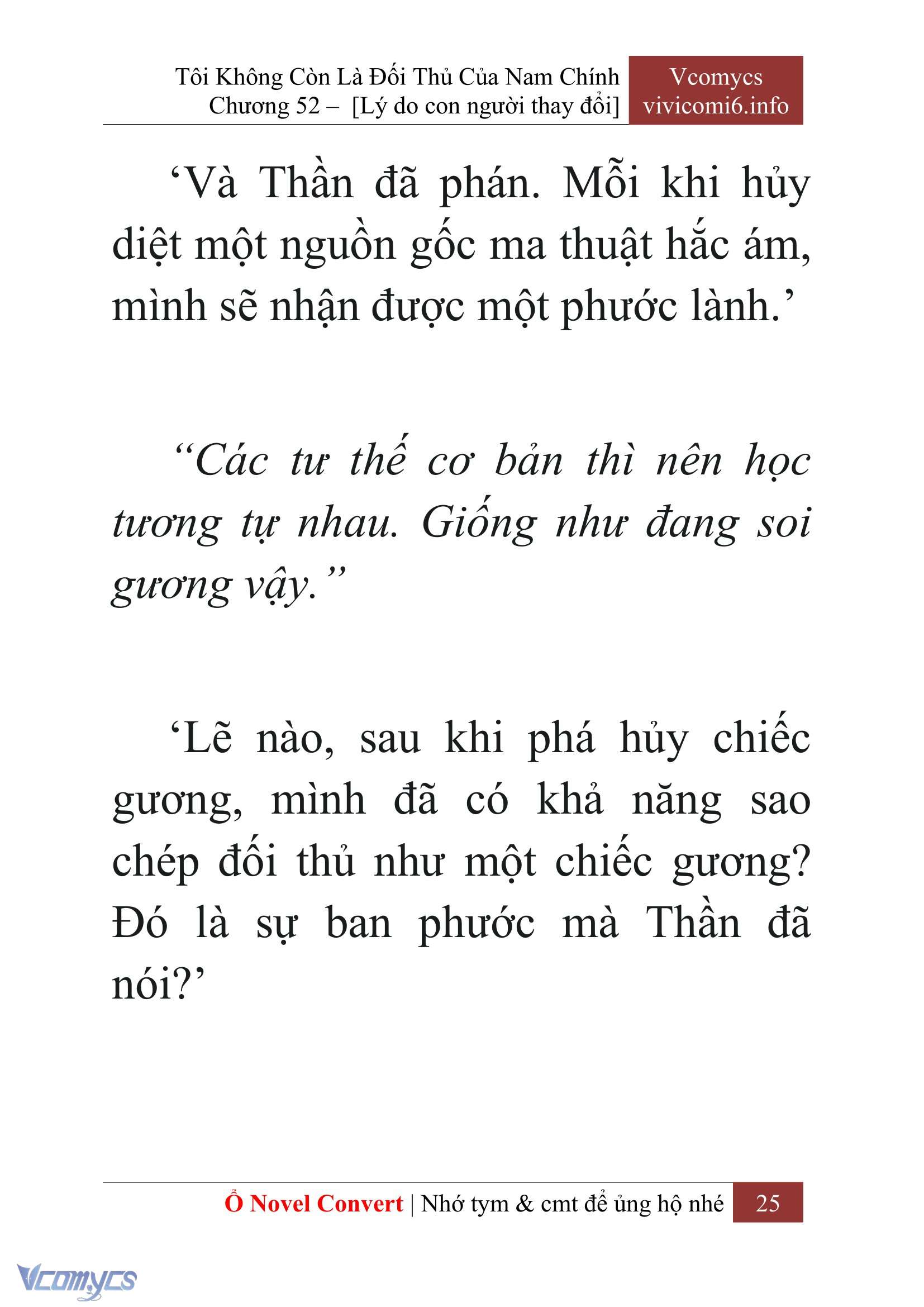 [Novel] Tôi Không Còn Là Đối Thủ Của Nam Chính Chapter  52 - 27