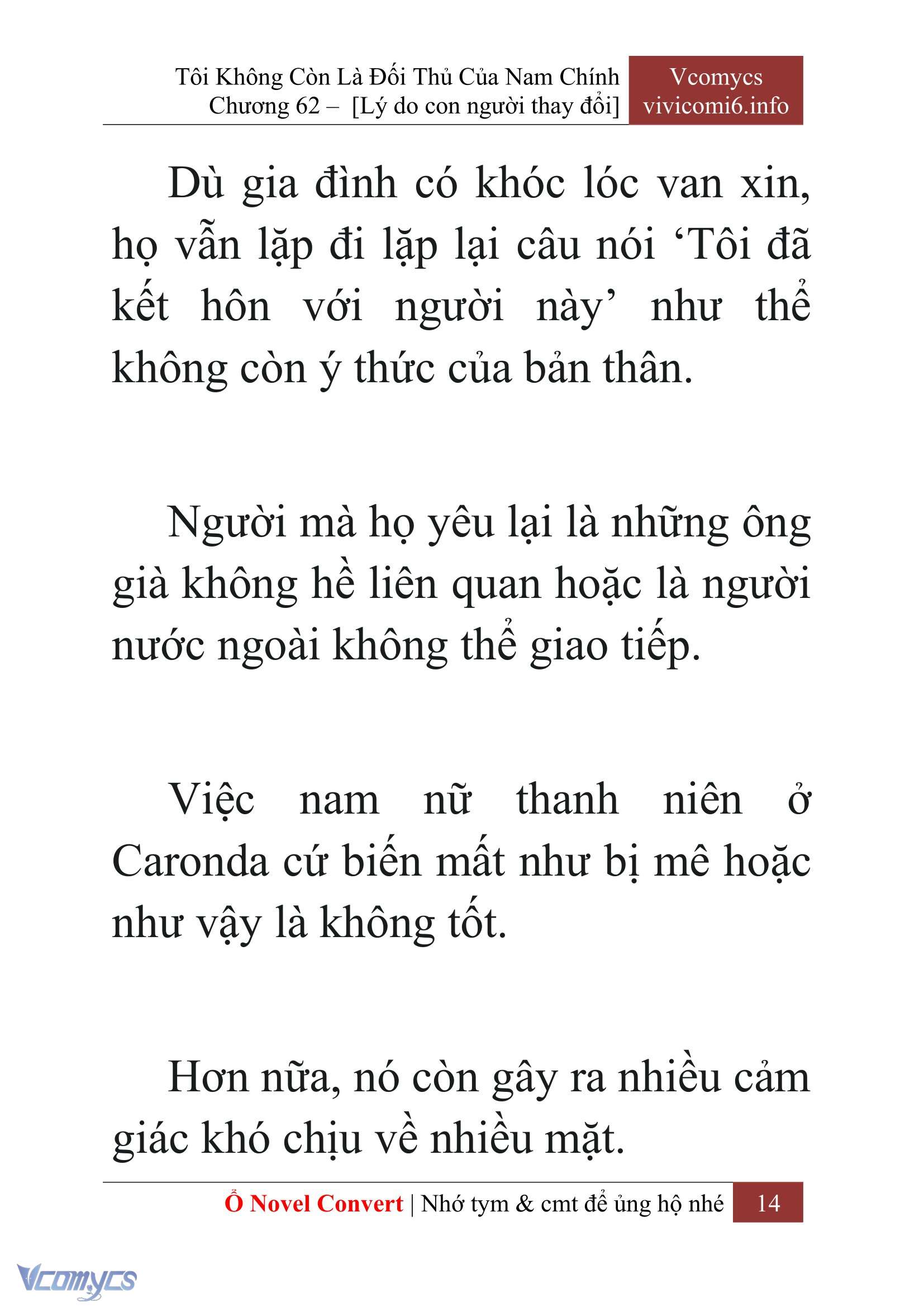 [Novel] Tôi Không Còn Là Đối Thủ Của Nam Chính Chapter  62 - 16