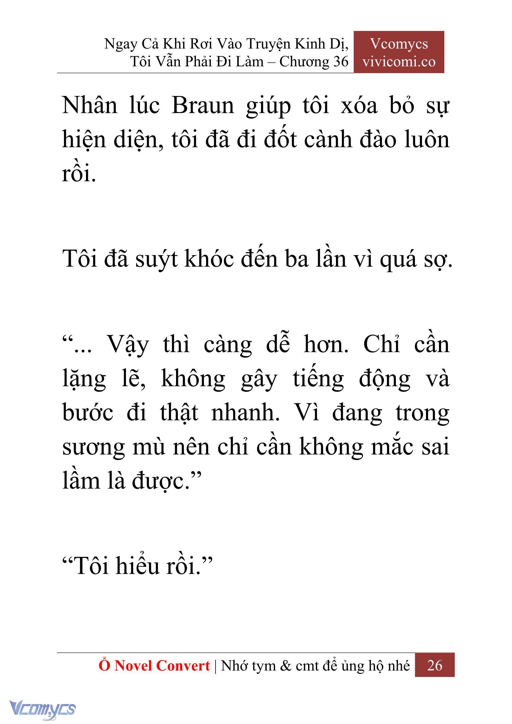 [Novel] Ngay Cả Khi Rơi Vào Truyện Kinh Dị, Tôi Vẫn Phải Đi Làm Chapter  36 - 28