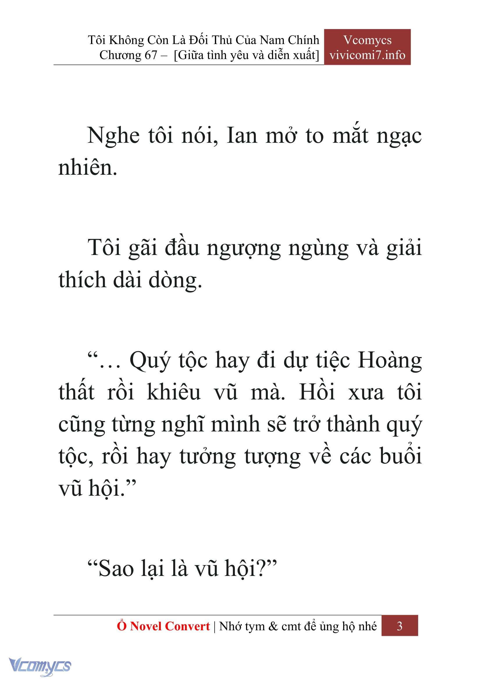 [Novel] Tôi Không Còn Là Đối Thủ Của Nam Chính Chapter  67 - 5
