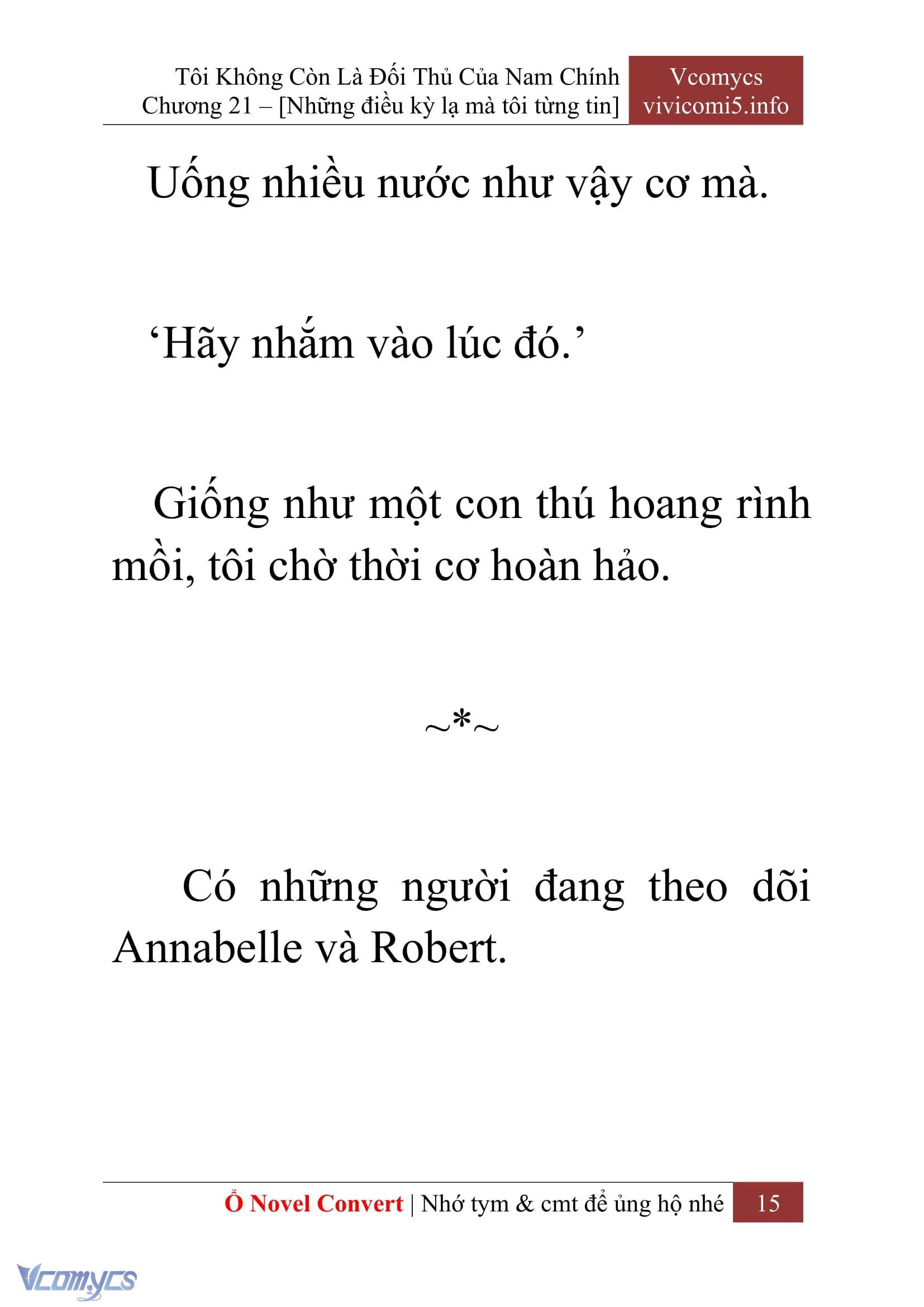 [Novel] Tôi Không Còn Là Đối Thủ Của Nam Chính Chapter  21 - 17